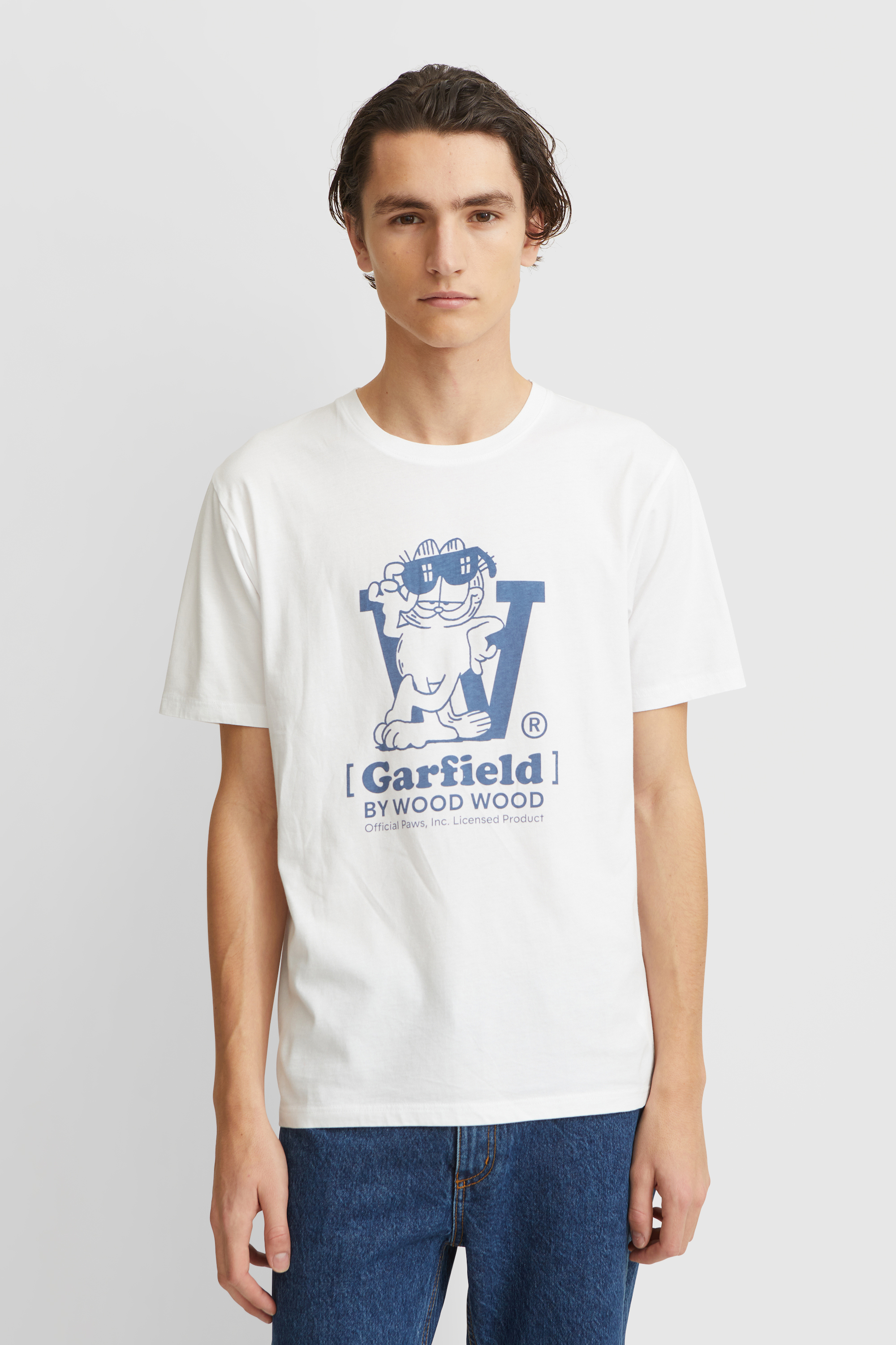 Garfield by Wood Wood Ace T-shirt Lean White | WoodWood.com