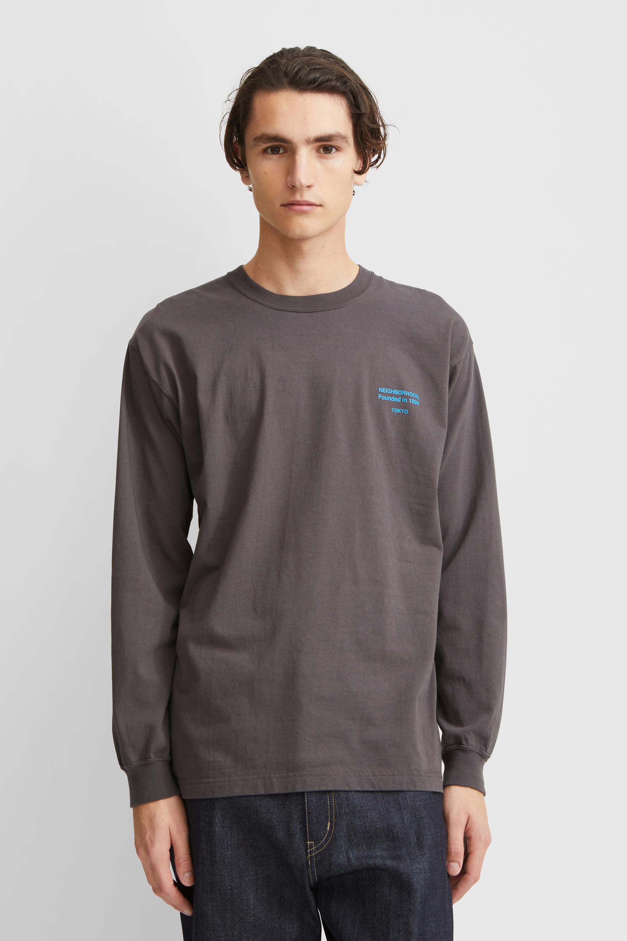 Neighborhood CWP / C-Tee . LS Grey | WoodWood.com