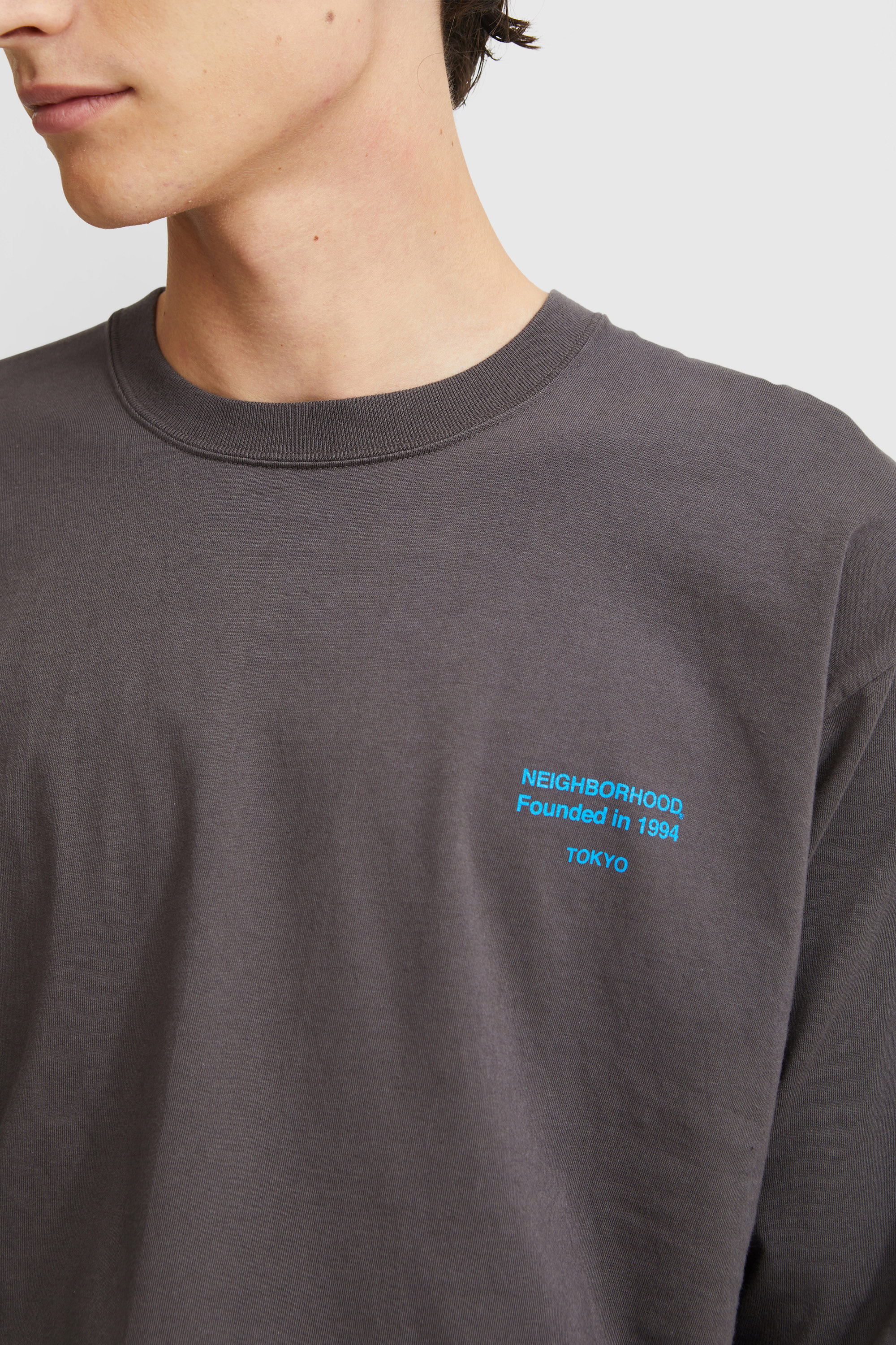 Neighborhood CWP / C-Tee . LS Grey | WoodWood.com