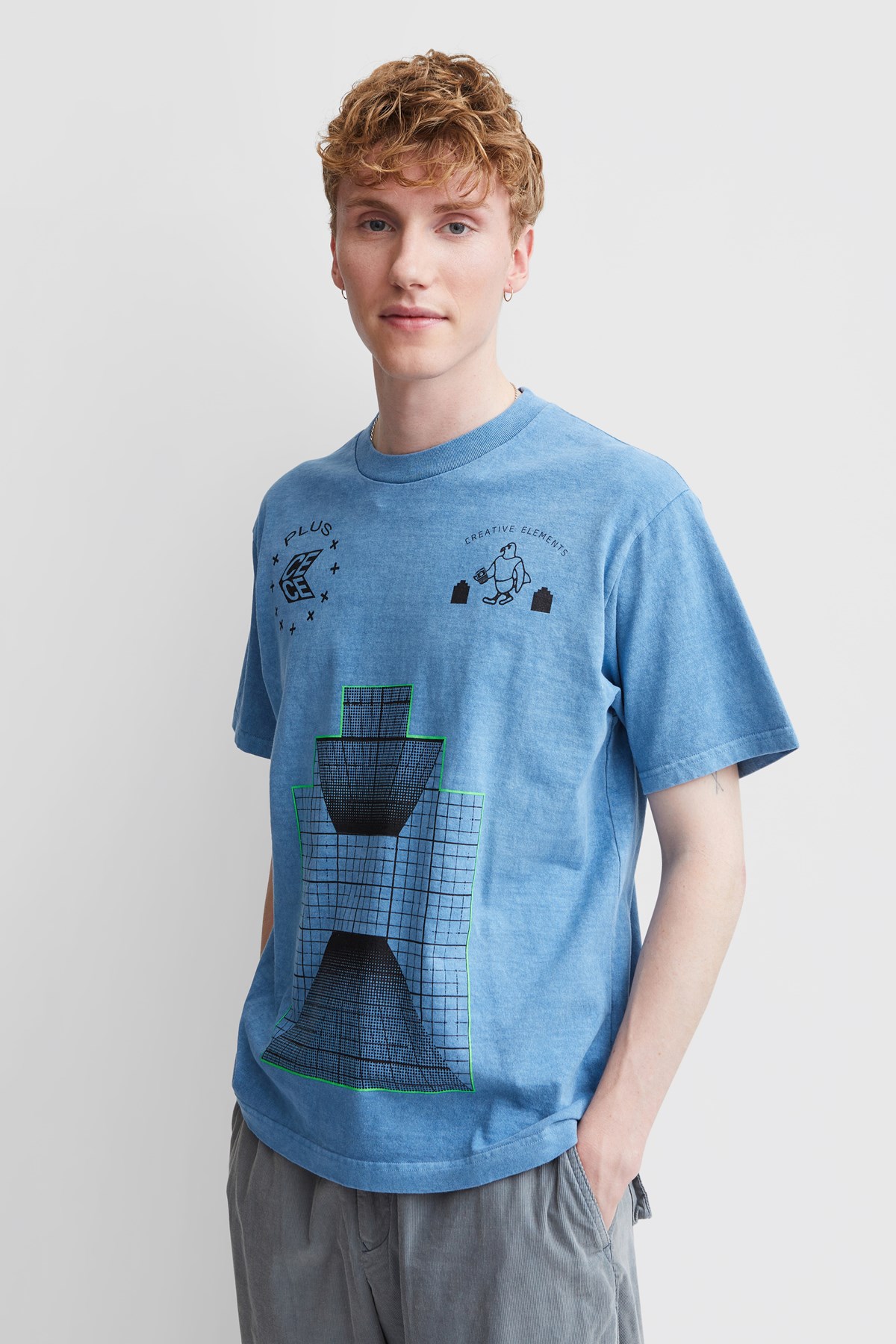 Cav Empt Overdye Creative Elements T Blue WoodWood