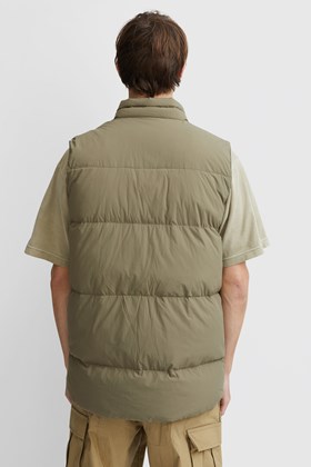 Snow Peak Recycled NY Ripstop Down Vest Beige | WoodWood.com