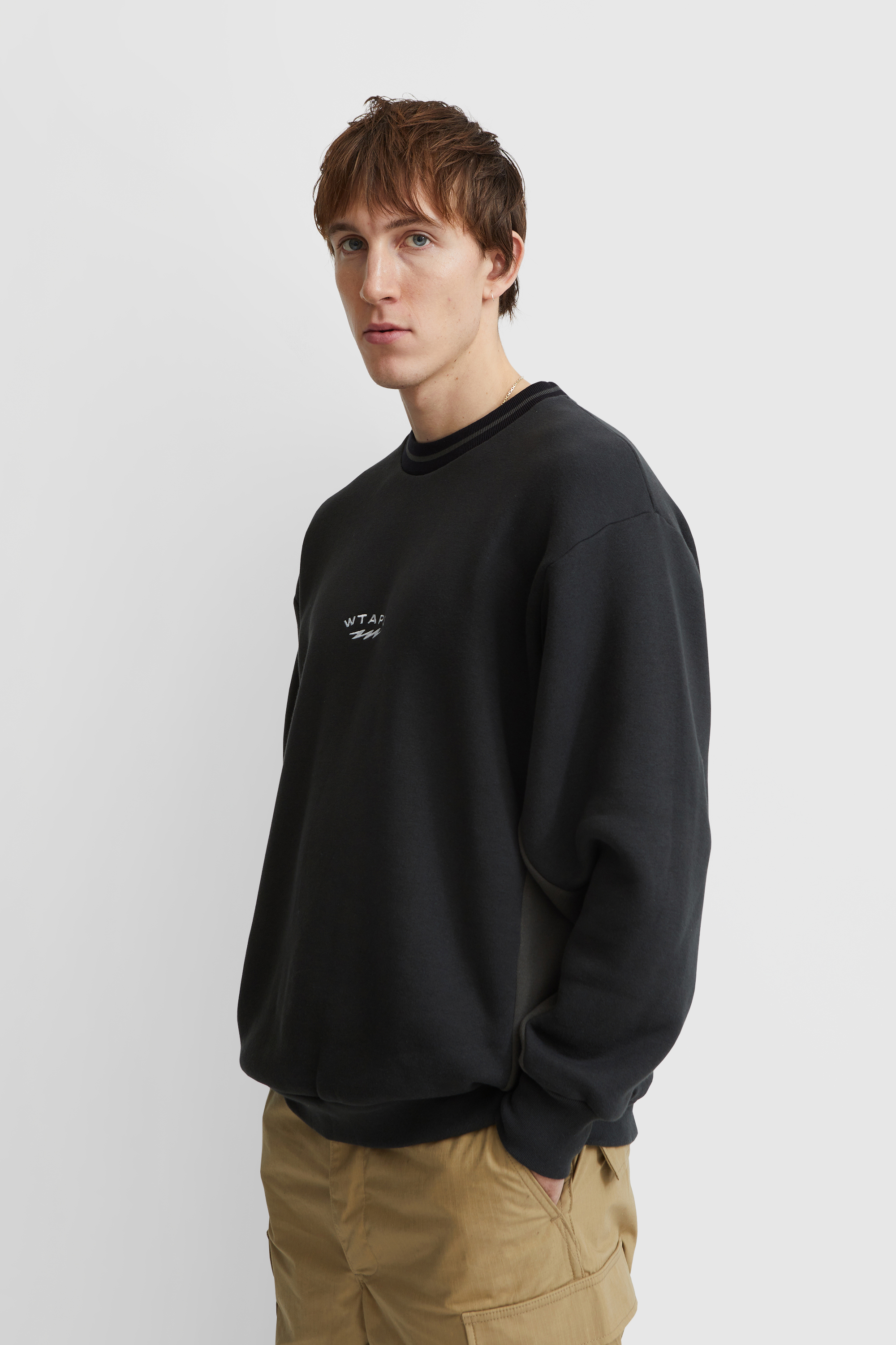 WTAPS Thor / Crew Neck / Cotton Black | WoodWood.com