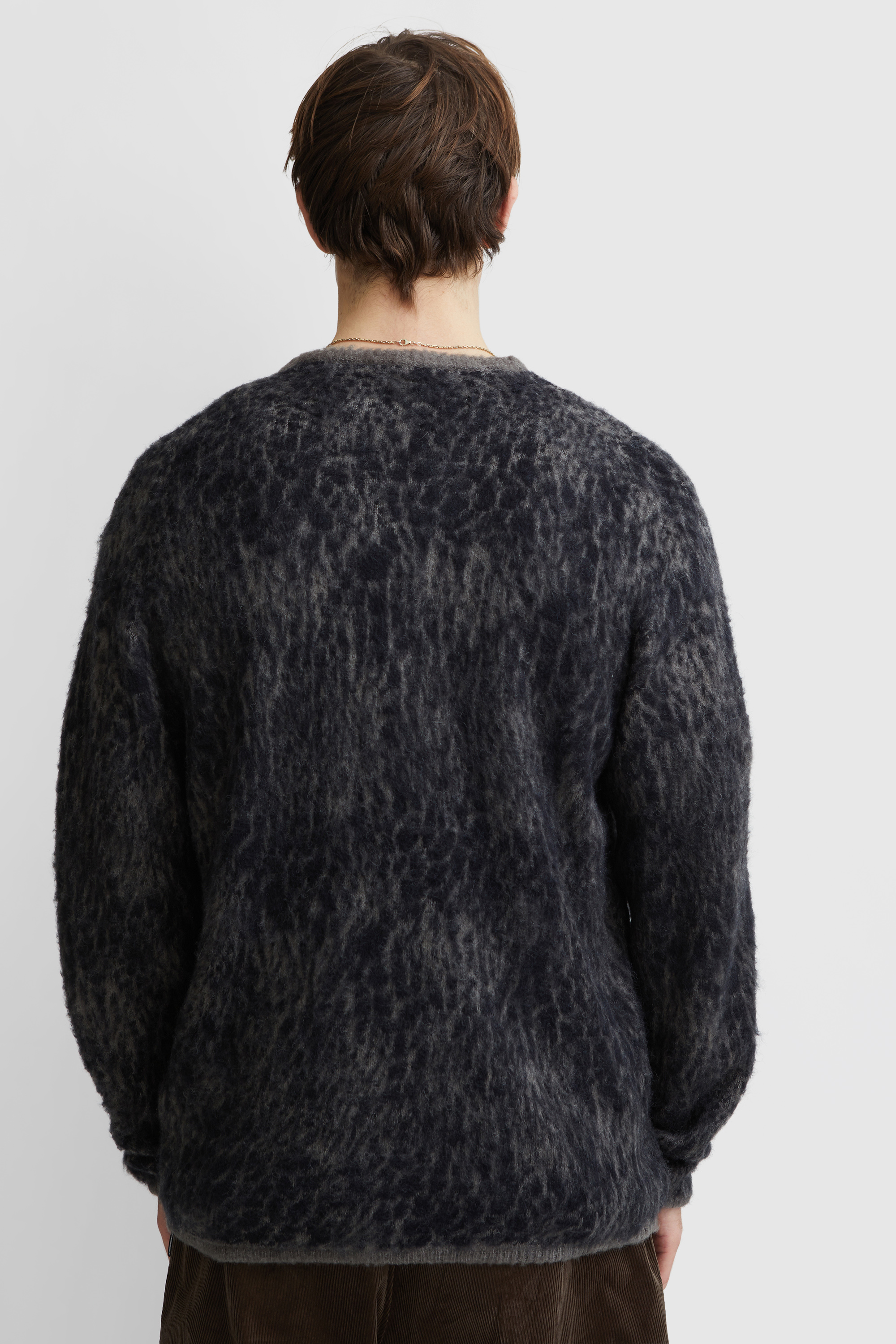 Neighborhood Mohair Cardigan / AN-Knit . LS Grey | WoodWood.com