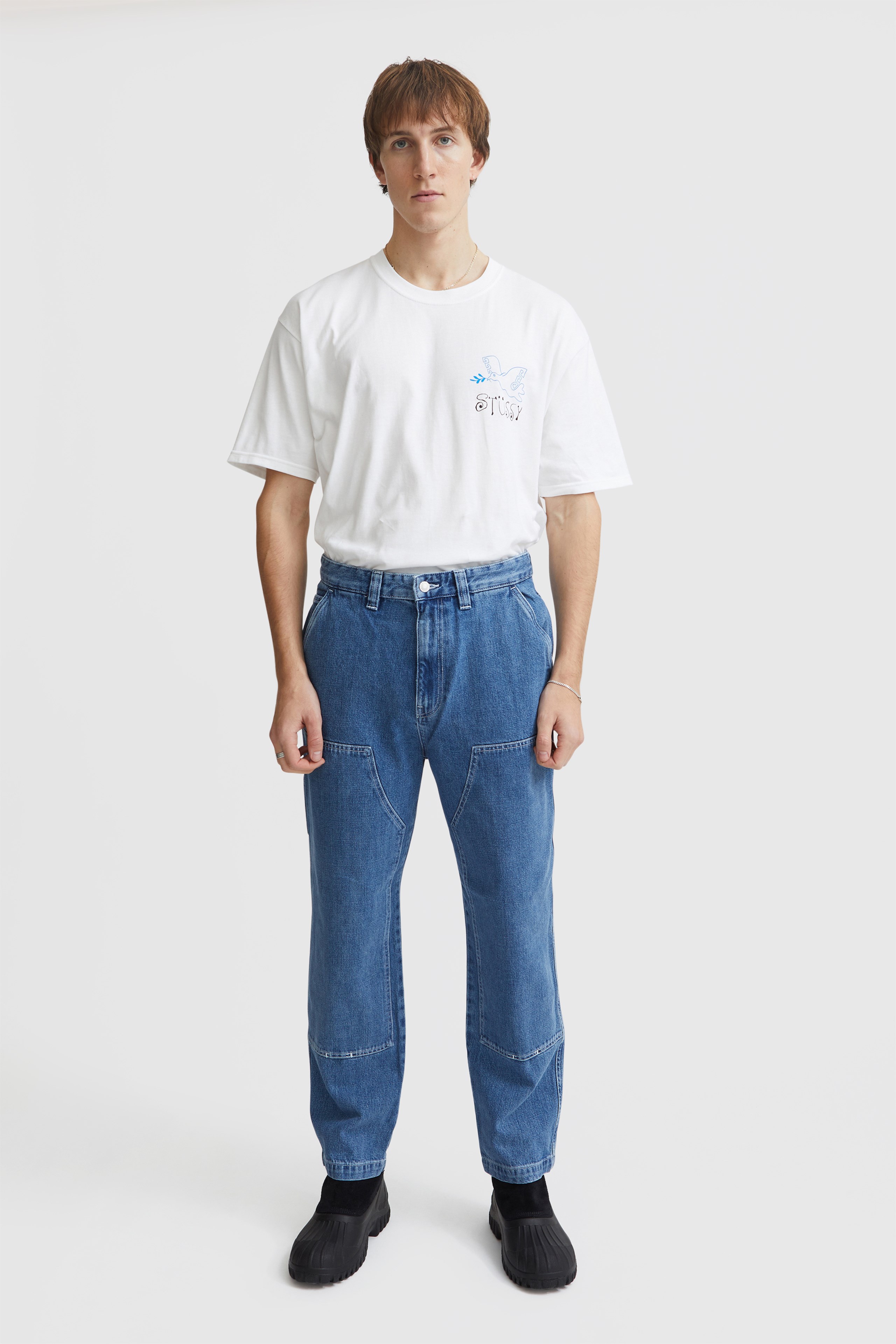 Stüssy Denim Work Pant Blue | WoodWood.com