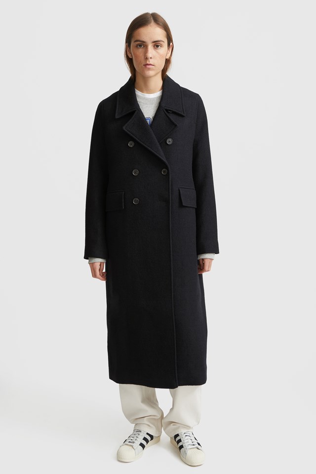 Wood Wood Jane wool coat Black | WoodWood.com