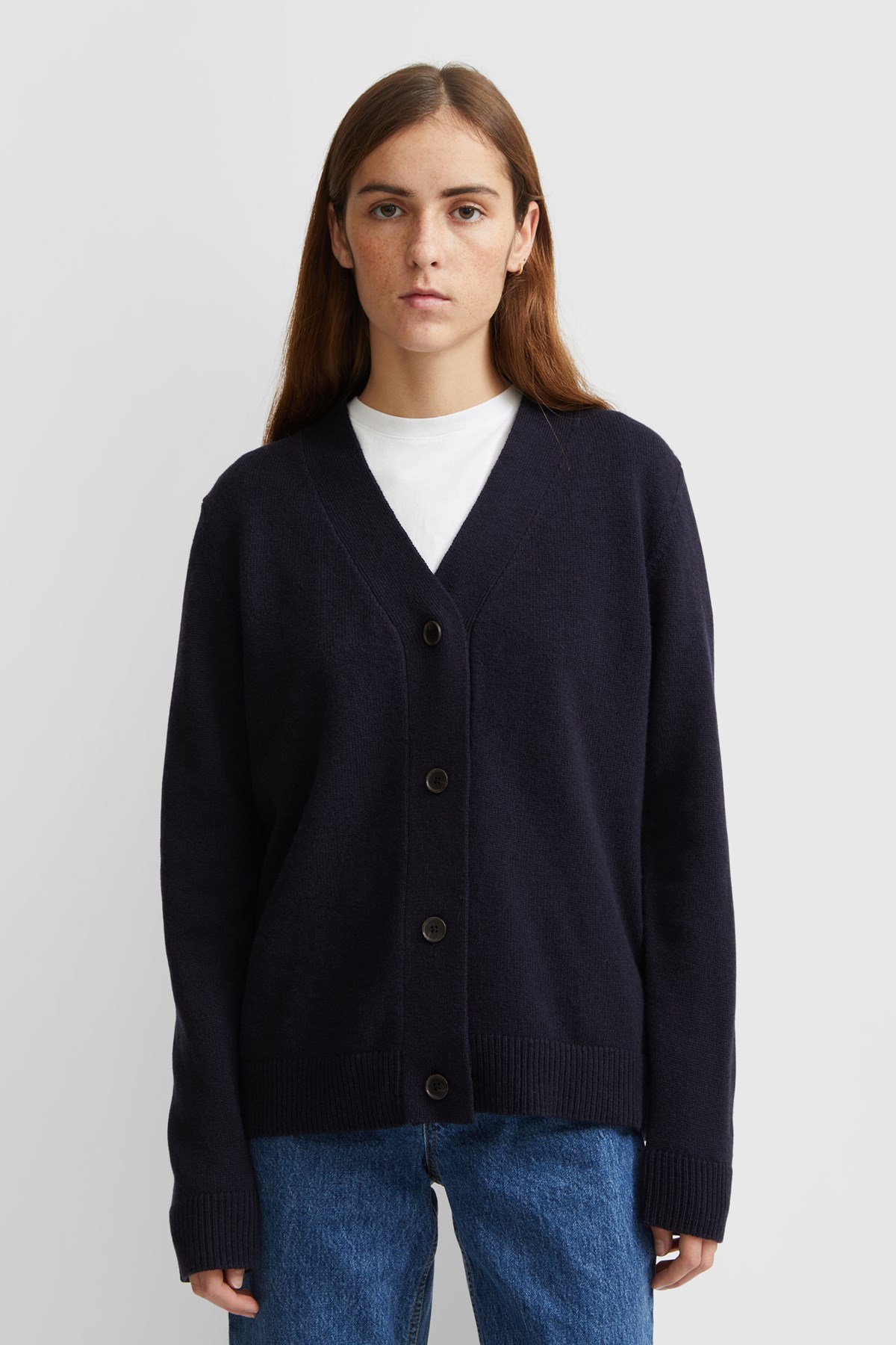 Wood Wood Annabella fine wool cardigan Navy | WoodWood.com