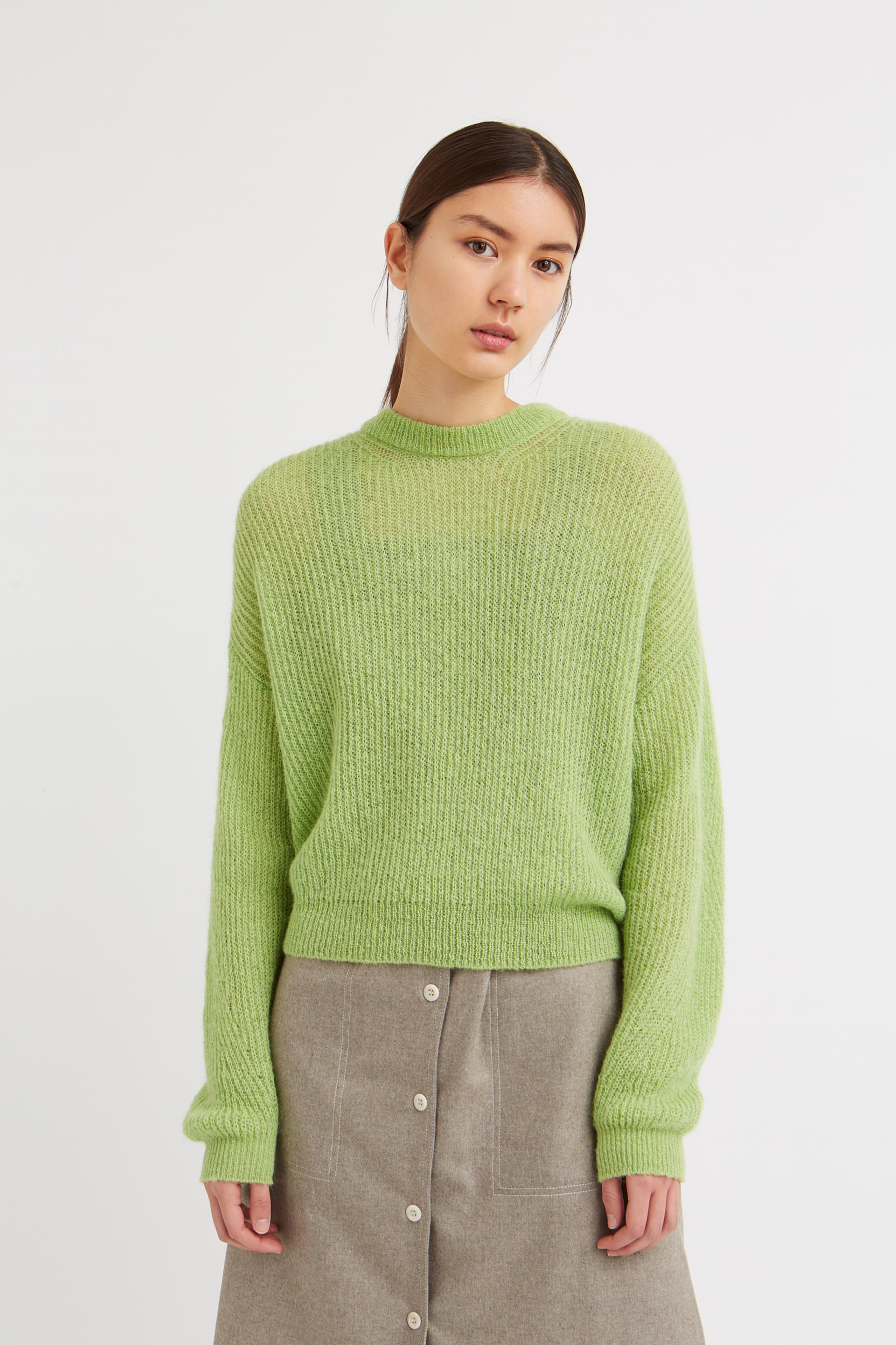 Wood Wood Tilda sweater Bright green | WoodWood.com