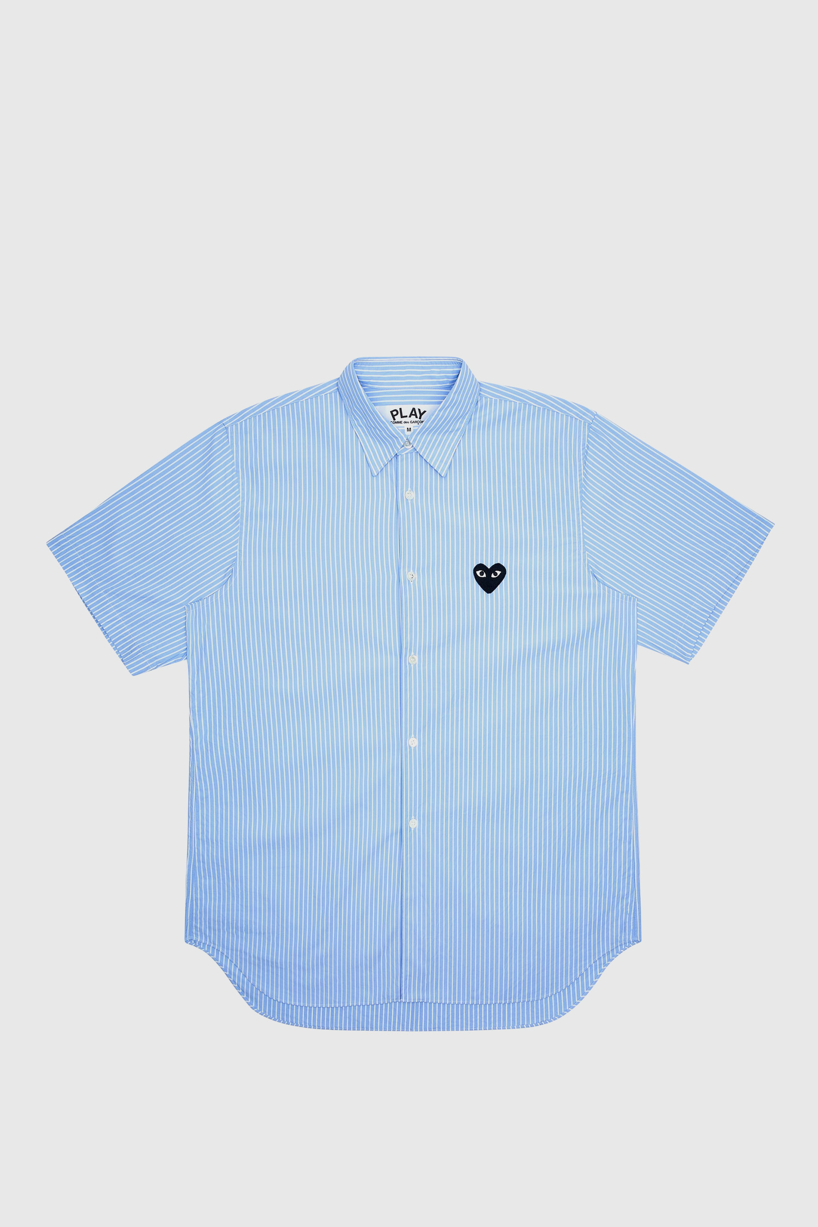 Comme des Garçons PLAY Ladies Play Striped Shirt Blue | WoodWood.com