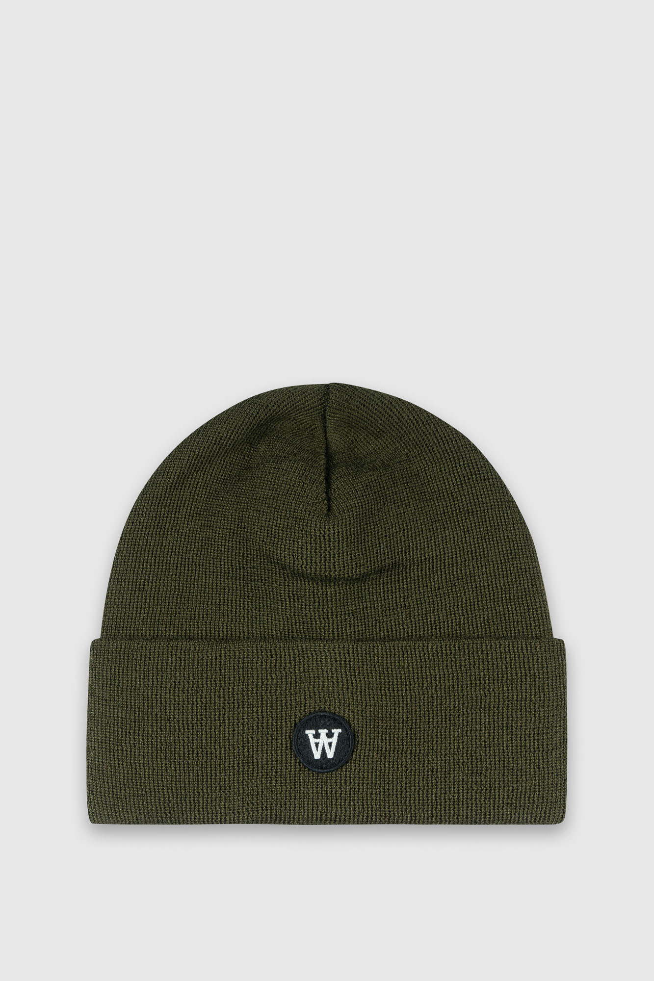 Double A by Wood Wood Gerald tall beanie Army green | WoodWood.com