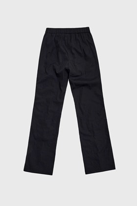 Amomento Side Tape Straight Pants Navy | WoodWood.com