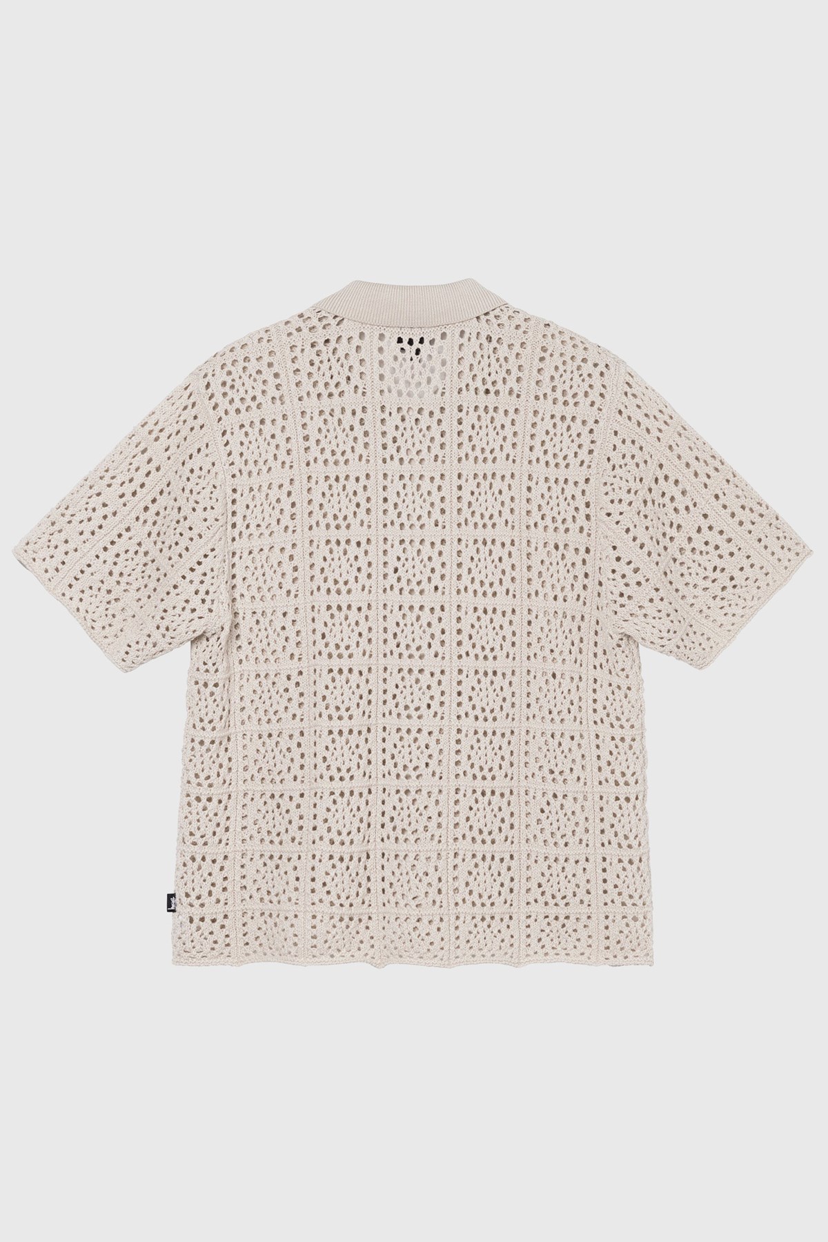 STUSSY CROCHET SHIRT Lサイズ - ファッション