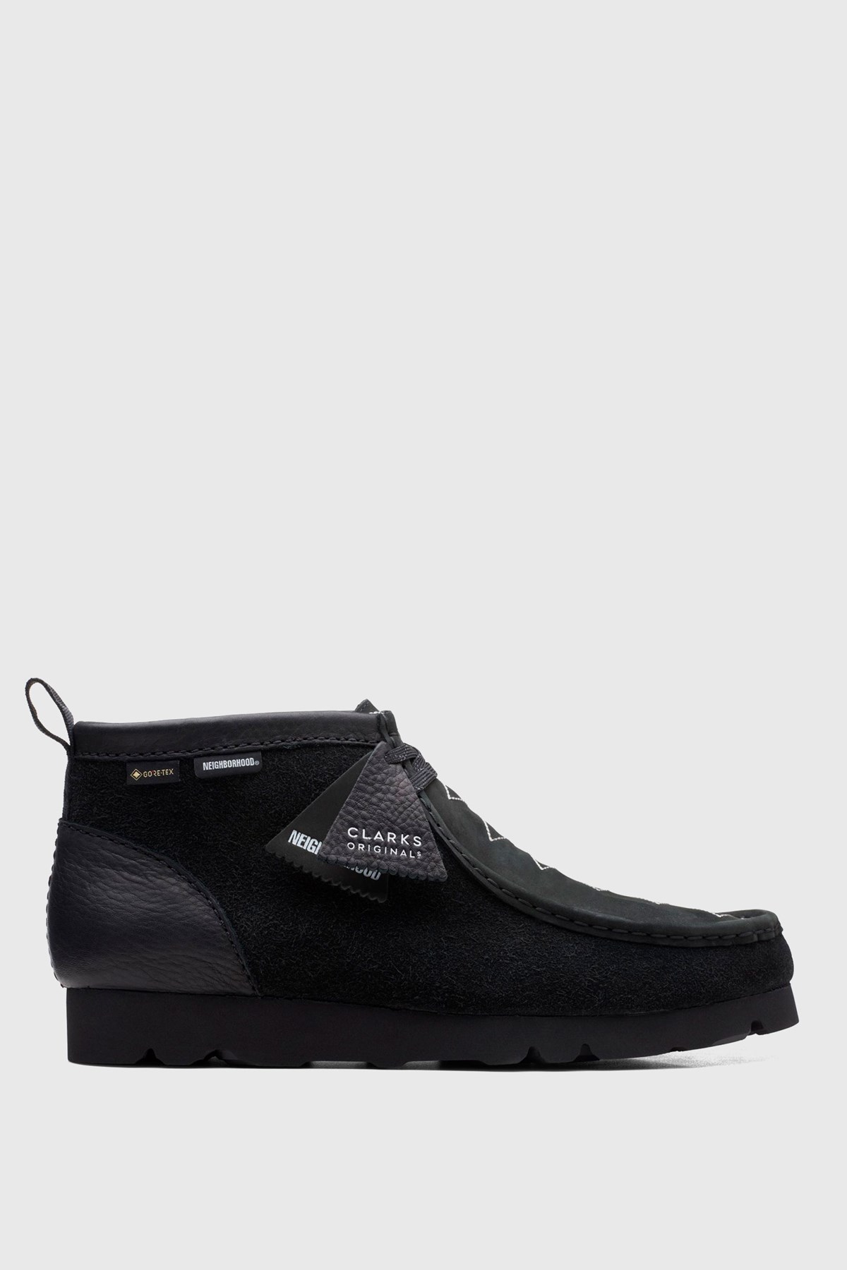 Clarks Originals Wallabee BT GTX Black combi suede | WoodWood.com