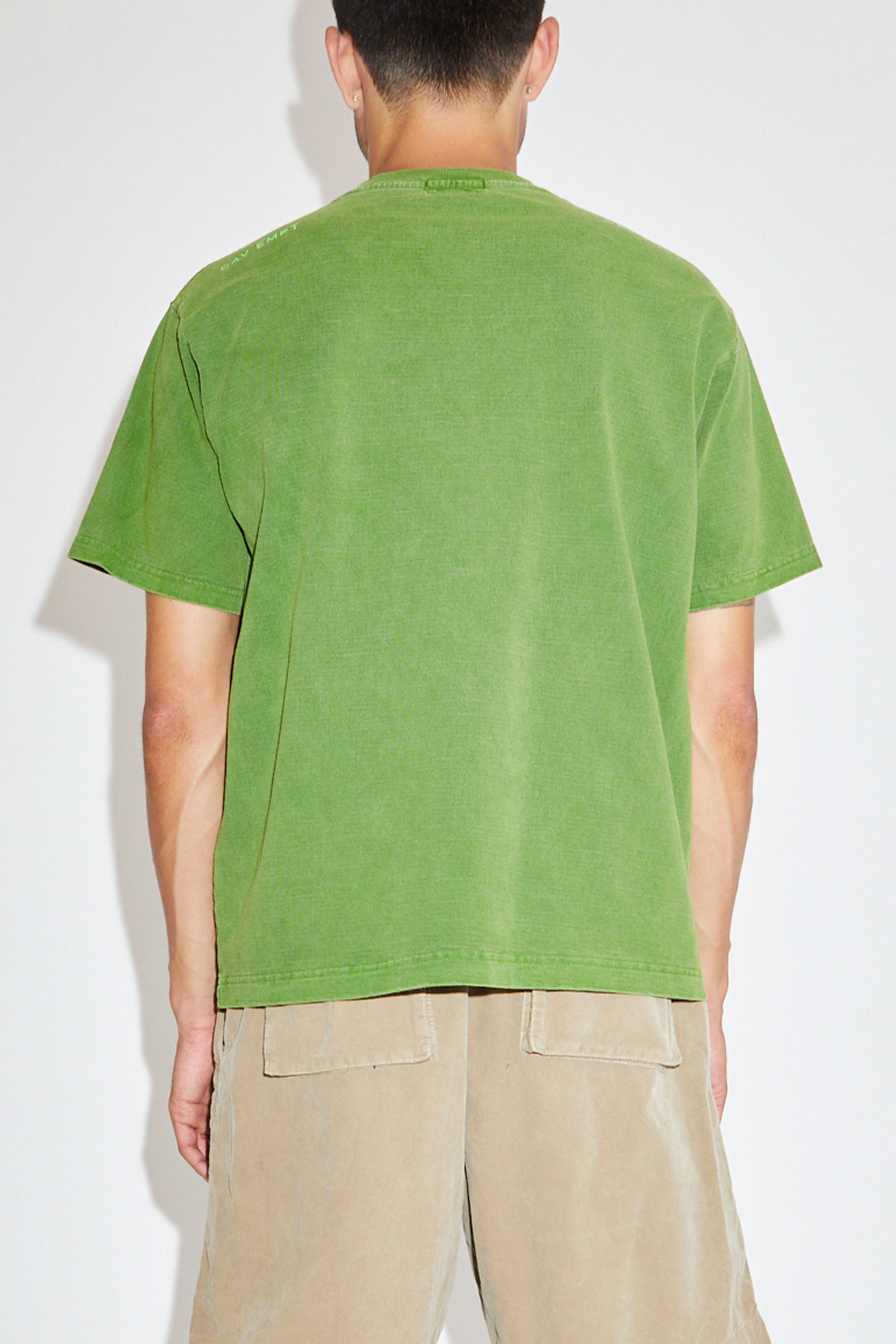 Cav Empt Overdye MD Null Pet T-Shirt Green | WoodWood.com