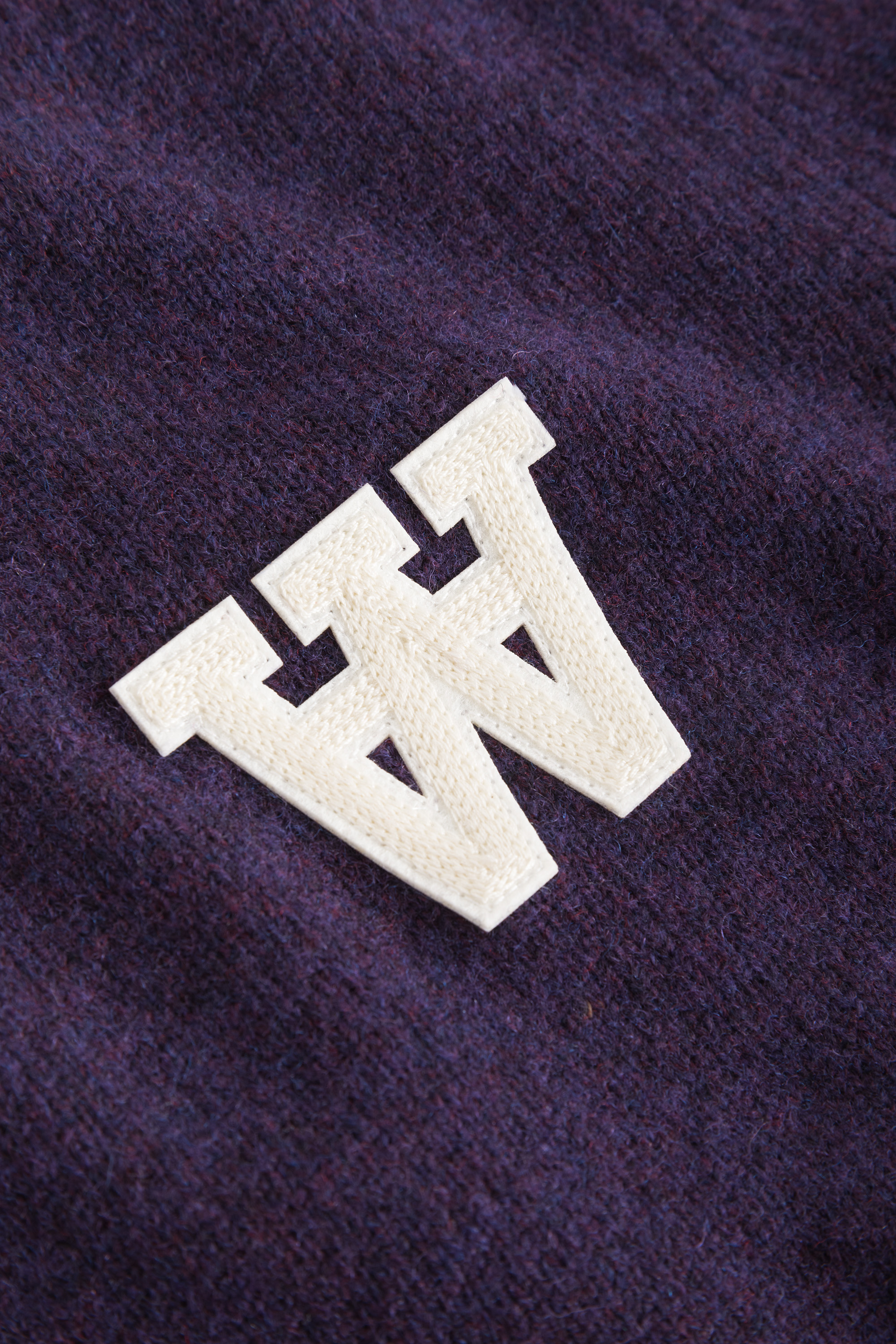 Double A by Wood Wood Kevin lambswool jumper Aubergine | WoodWood.com