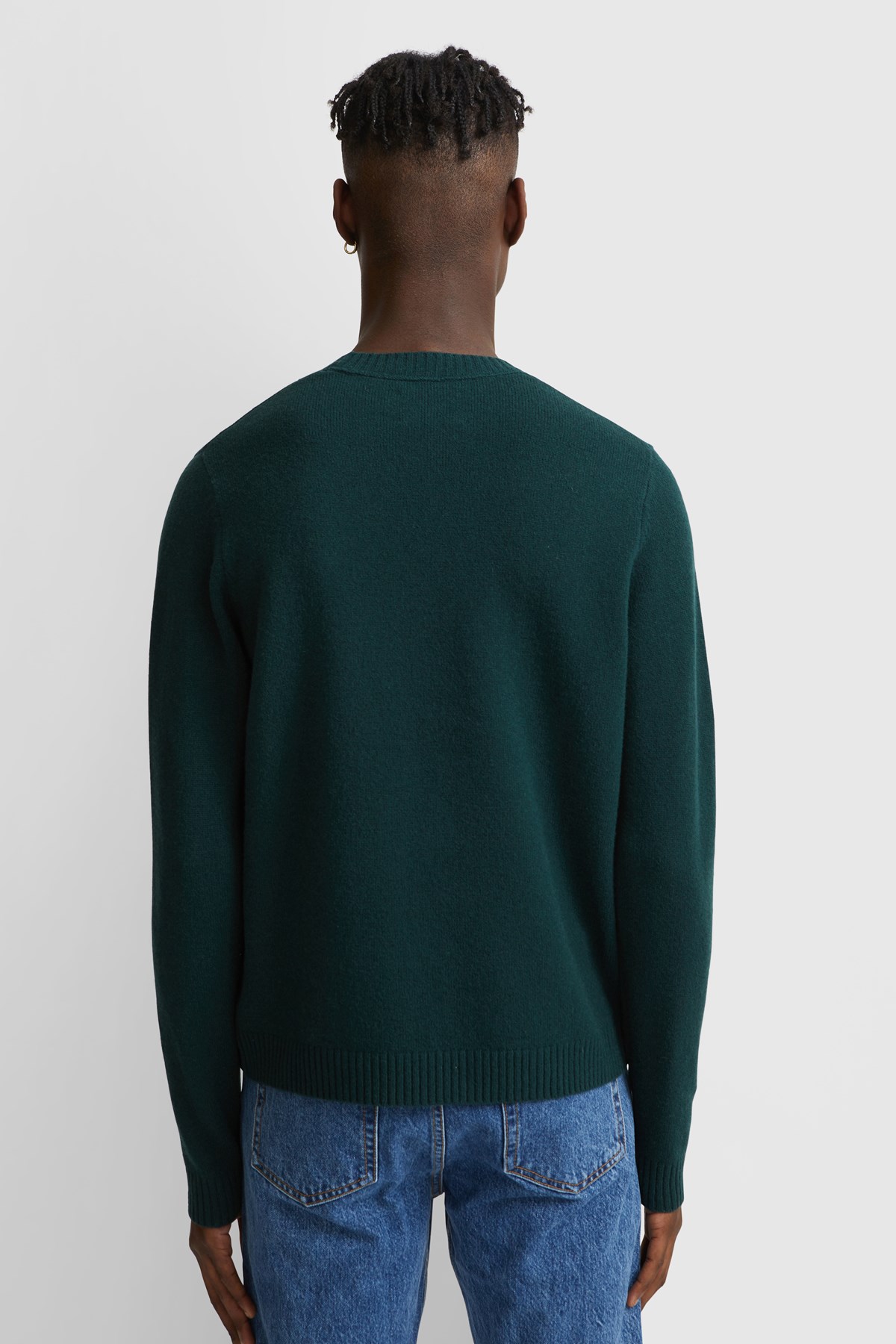 Double A by Wood Wood Kevin lambswool jumper Forest green | WoodWood.com