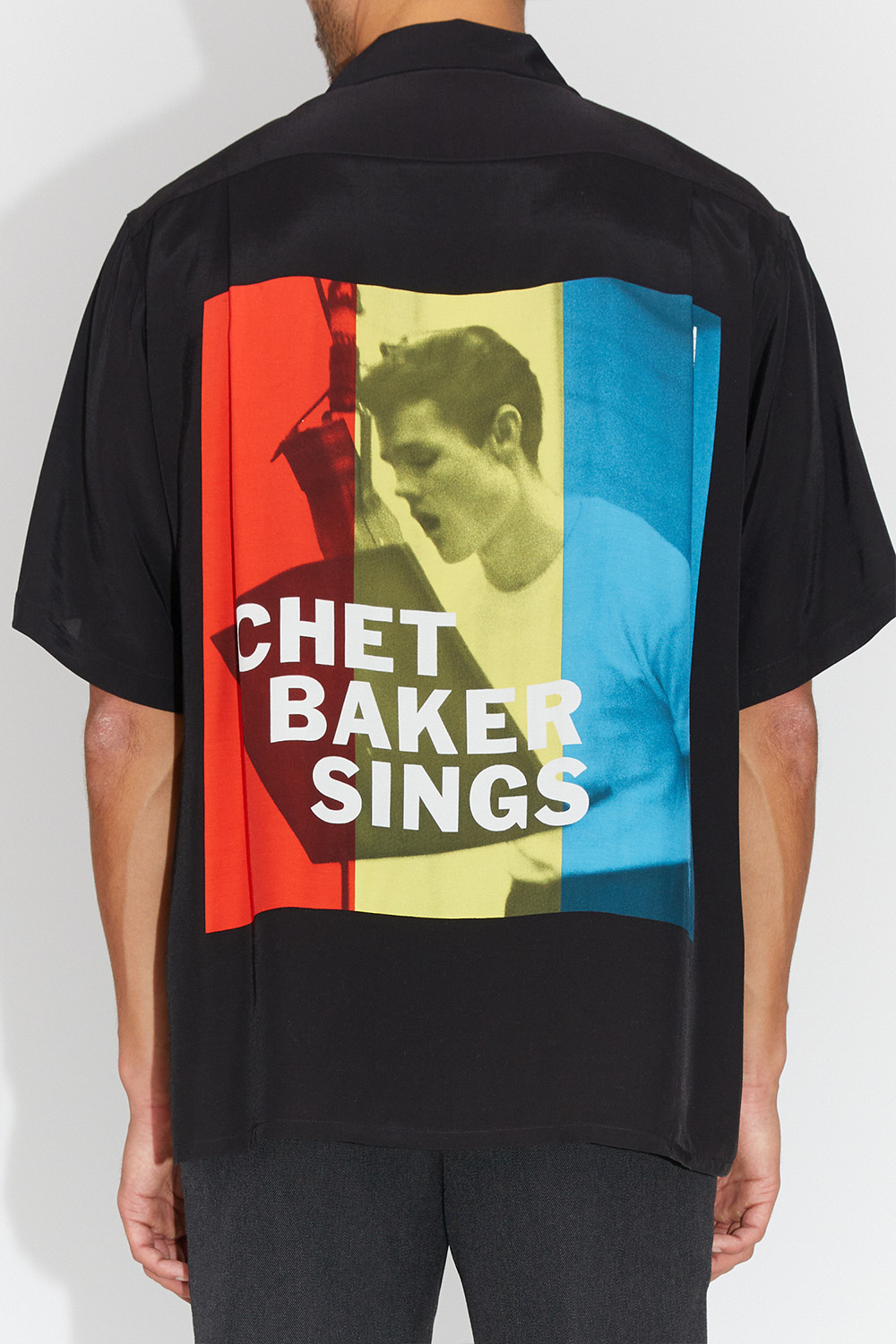 WACKO MARIA Chet Baker / Hawaiian Shirt Black | WoodWood.com