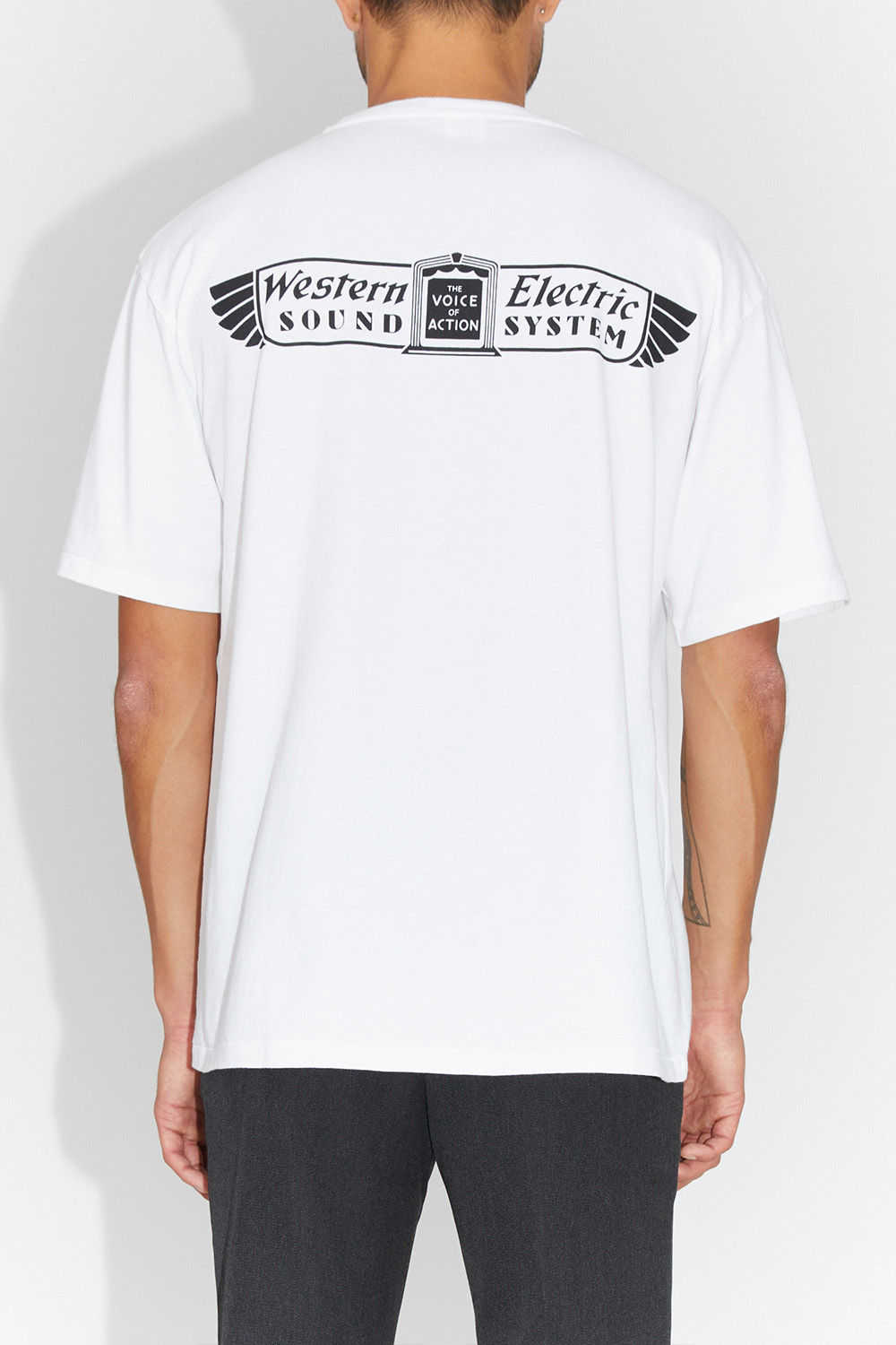 WACKO MARIA Washed Crew Neck Color T-shirt White | WoodWood.com