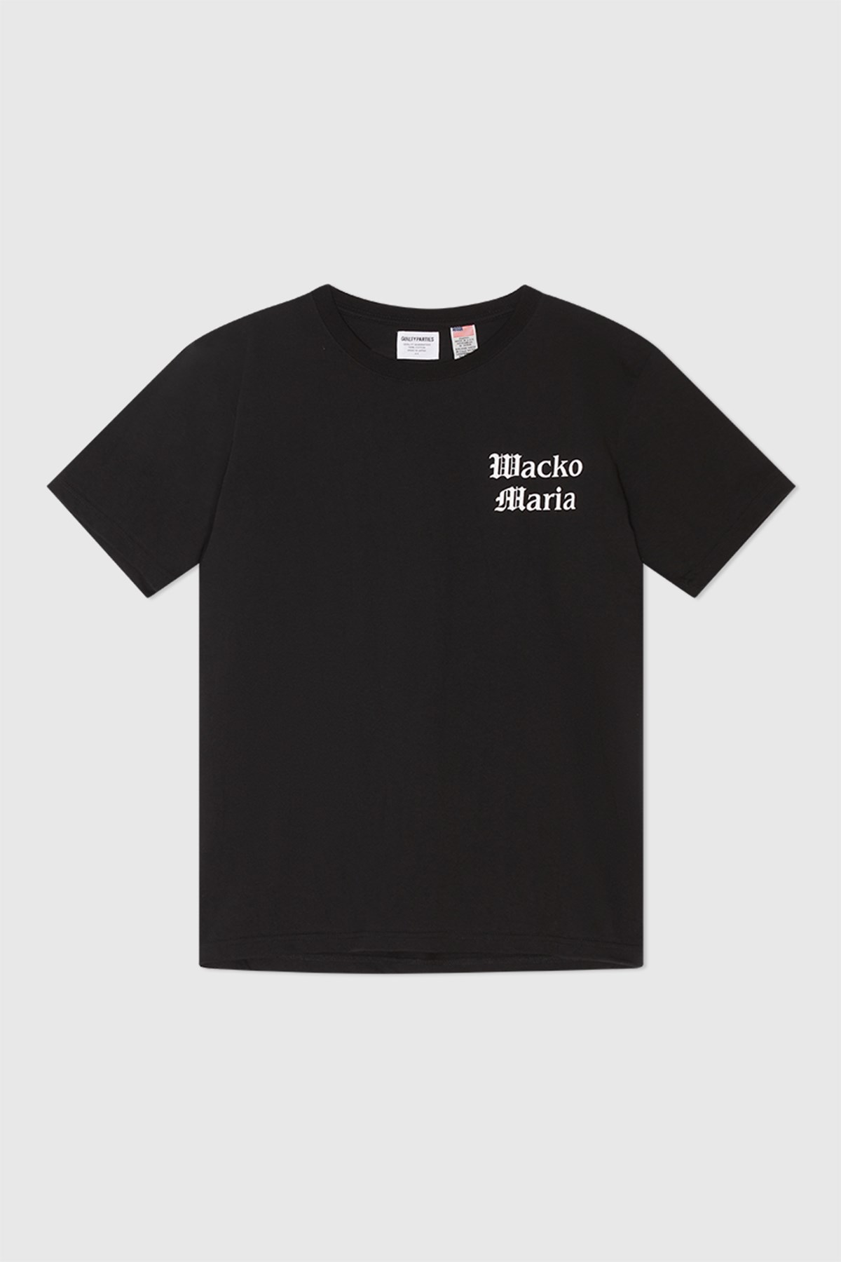 WACKO MARIA Usa Body Crew Neck T-shirt Black | WoodWood.com