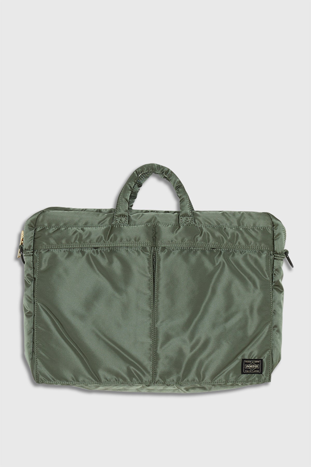 Porter Yoshida Tanker 2Way Briefcase Sage green (030) | WoodWood.com