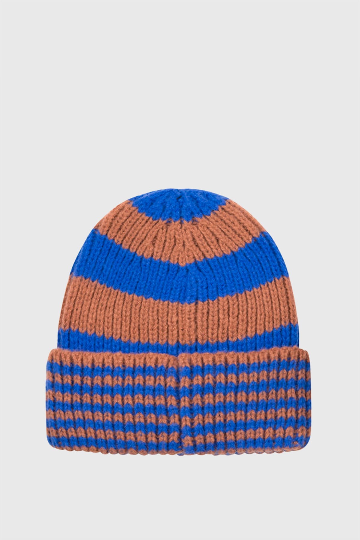 Stüssy Striped Big Basic Beanie Royal | WoodWood.com