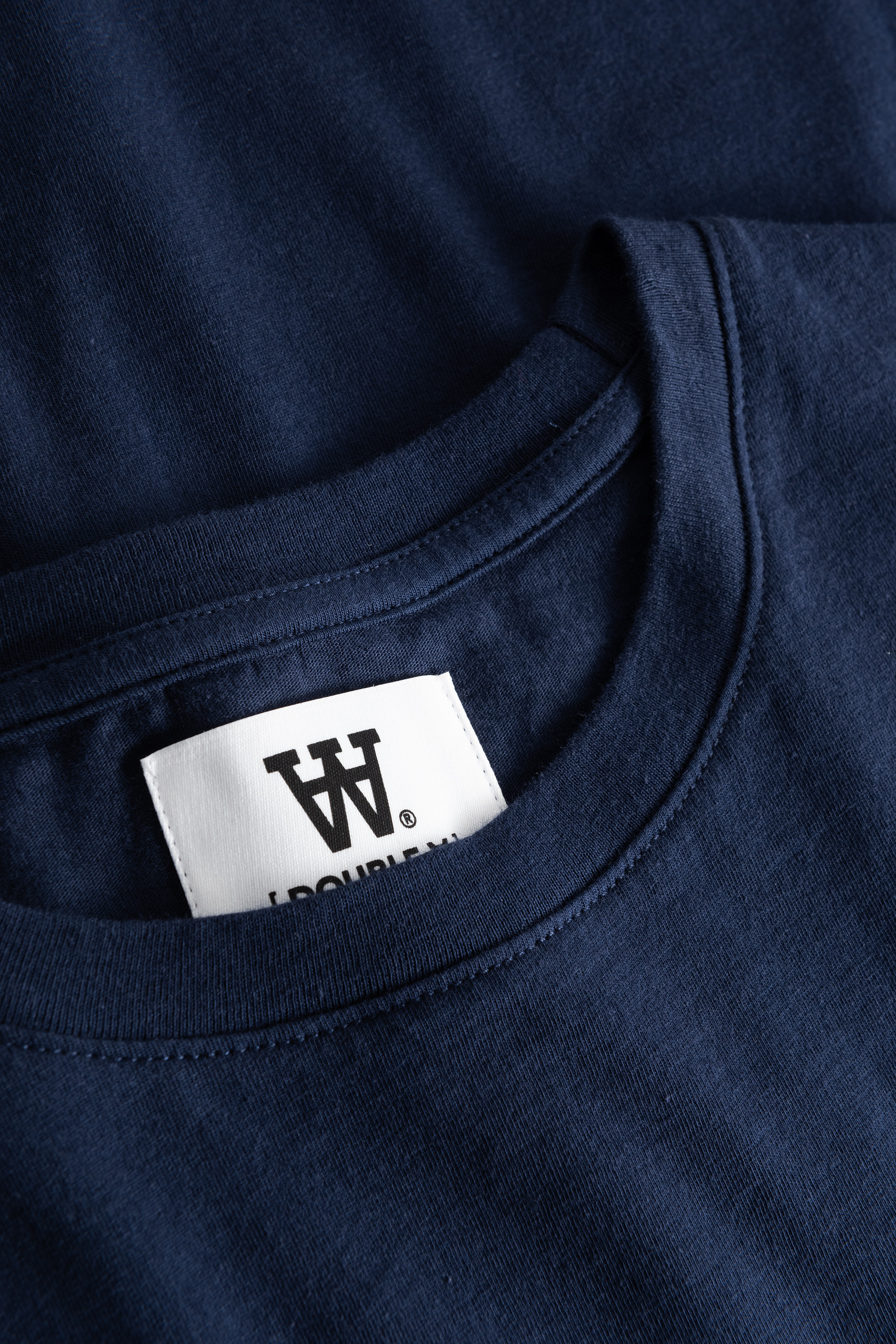 Double A by Wood Wood Ace AA puff T-shirt Navy | WoodWood.com