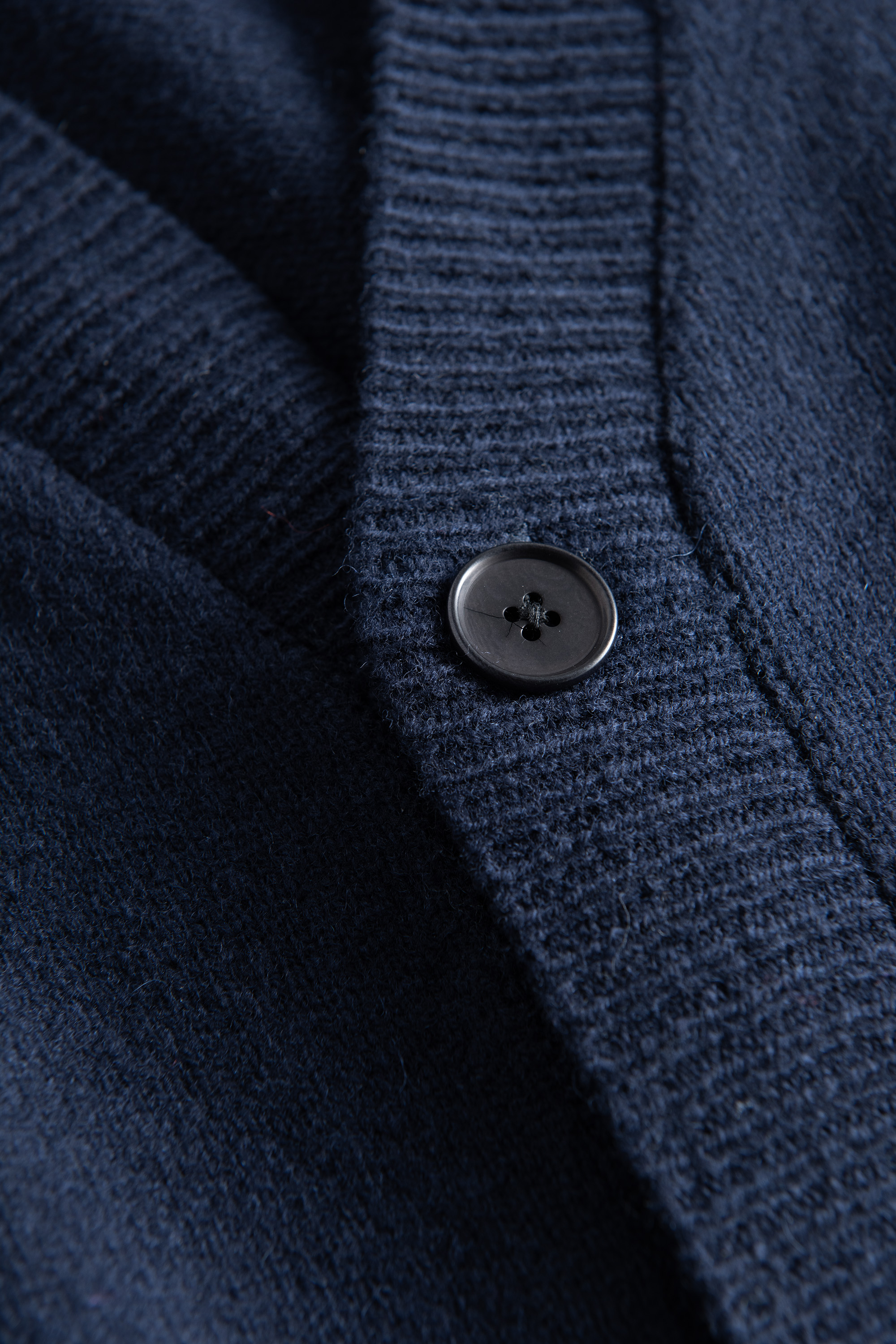 Double A by Wood Wood Leo lambswool cardigan Navy | WoodWood.com