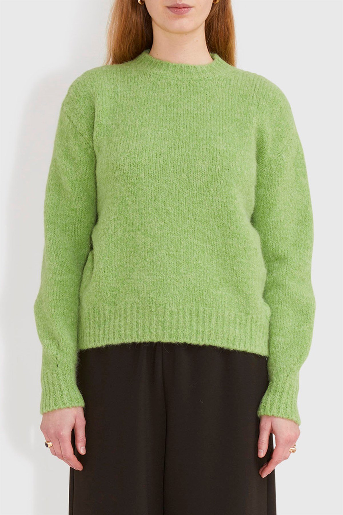 Paloma Wool Ben Trobat Knitted Sweater Kiwi green (505) | WoodWood.com