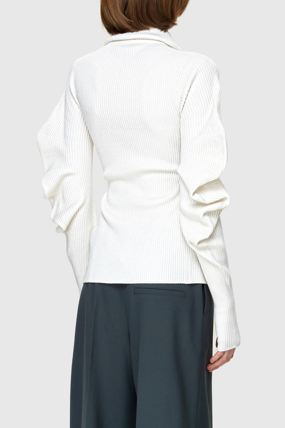 Low Classic Volume Sleeve Knit Cardigan White | WoodWood.com