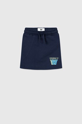 Double A by Wood Wood Sky stacked logo junior skirt