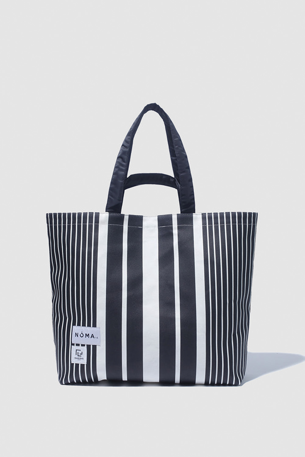 NOMA t.d.: Black Large Stripe Tote