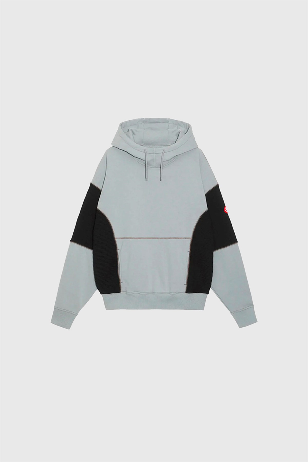 Cav Empt Wide Rib Cut Heavy Hoody Grey | WoodWood.com