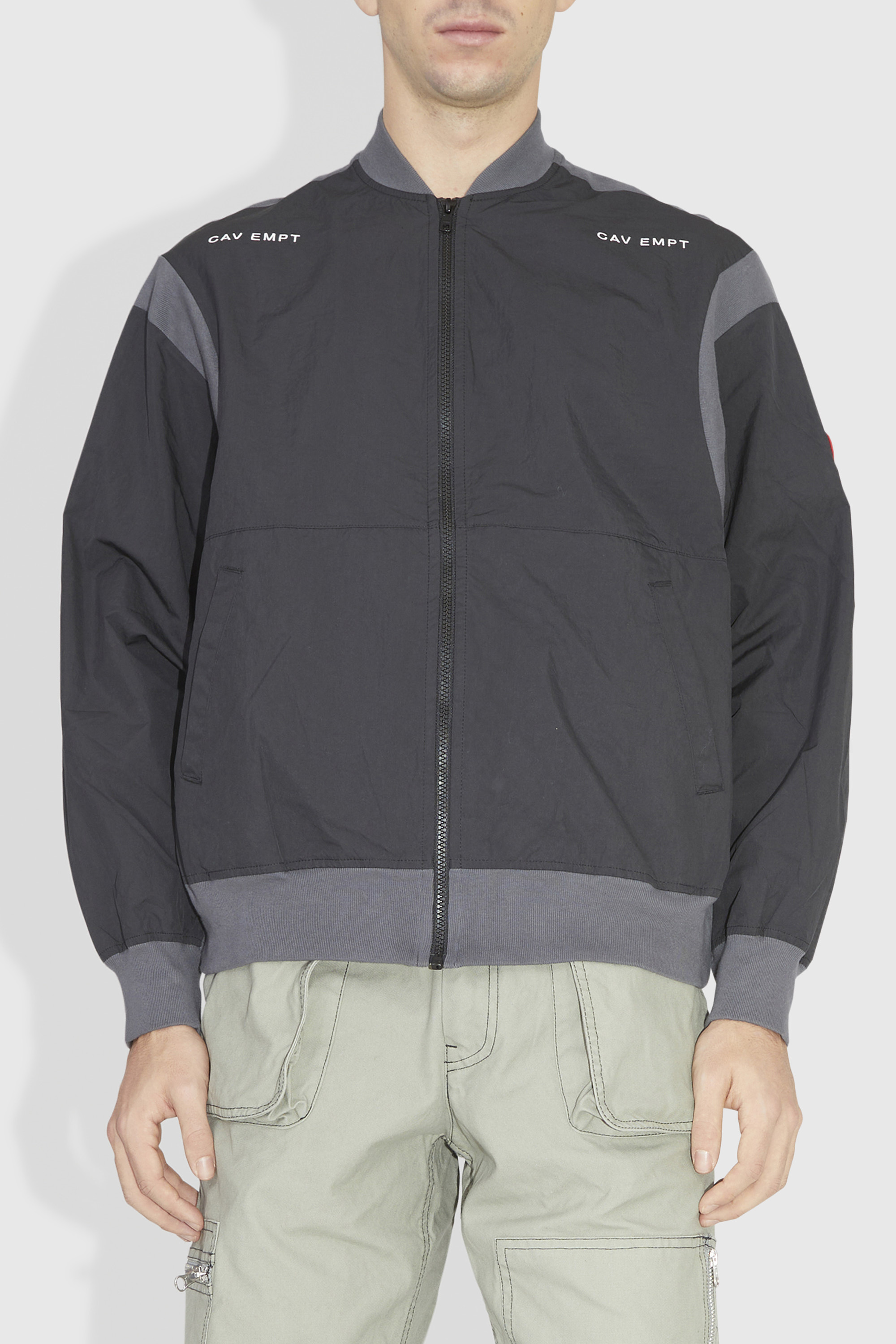 Cav Empt Rib Seam Zip Jacket Schwarz WoodWood