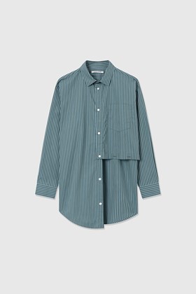 Wood Wood Jade poplin stripe shirt