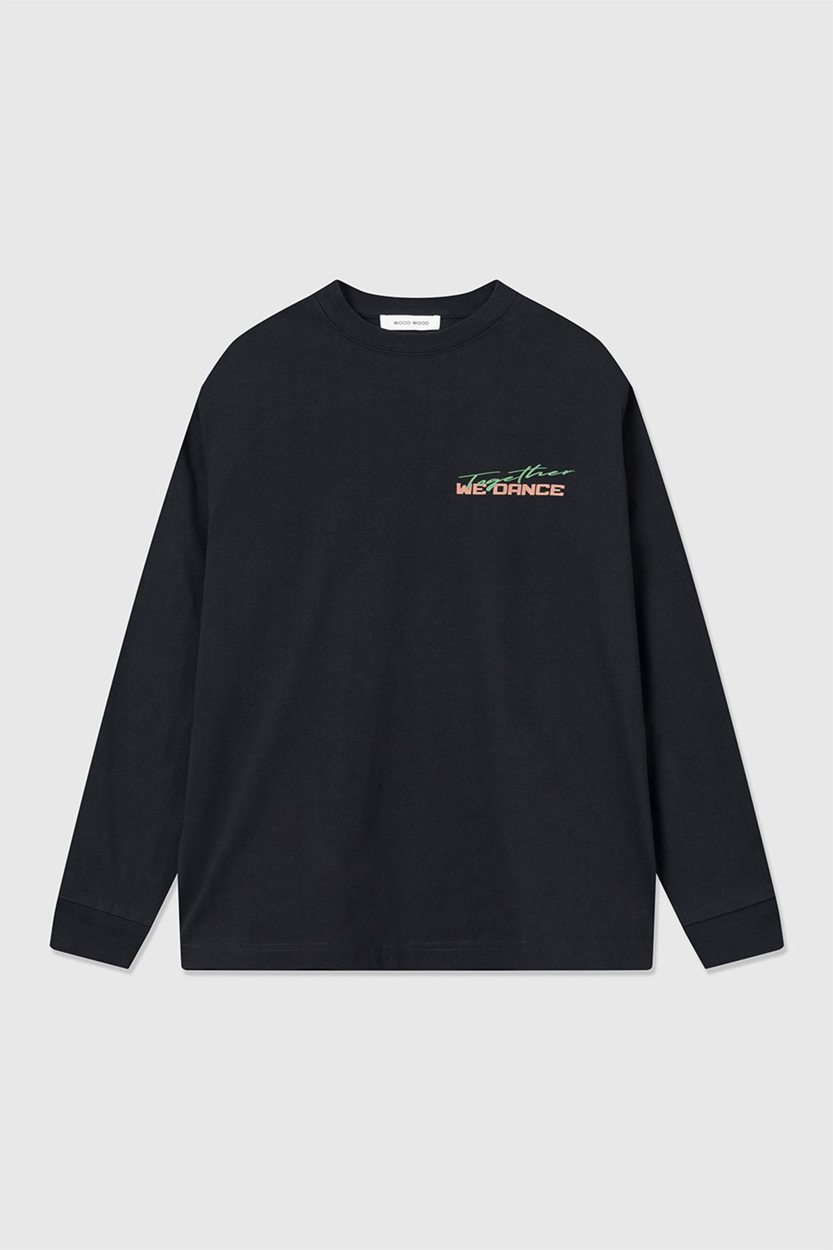 Wood Wood Herc placement long sleeve Black | WoodWood.com