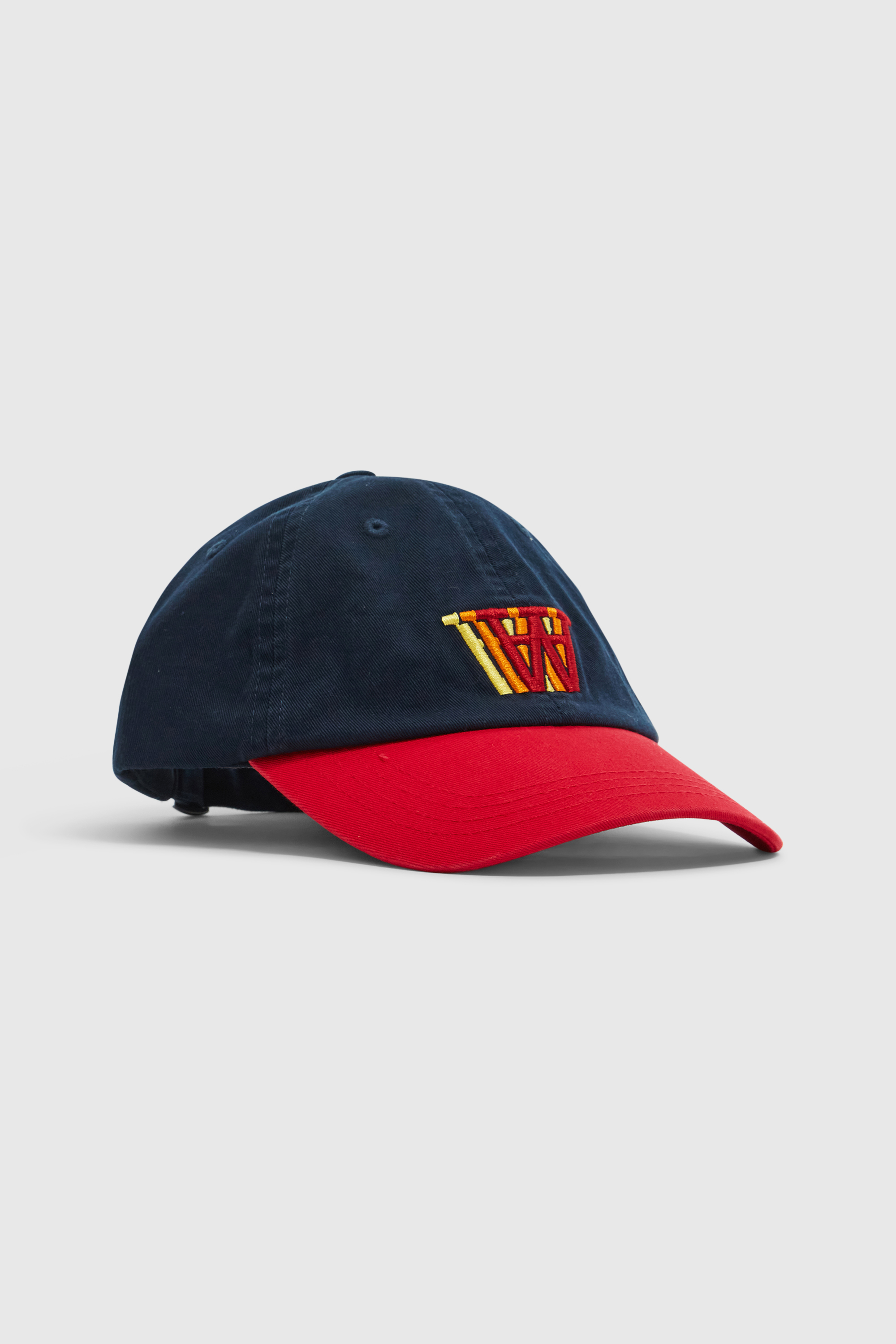 by two-tone Wood A AA Navy cap Double Eli Wood