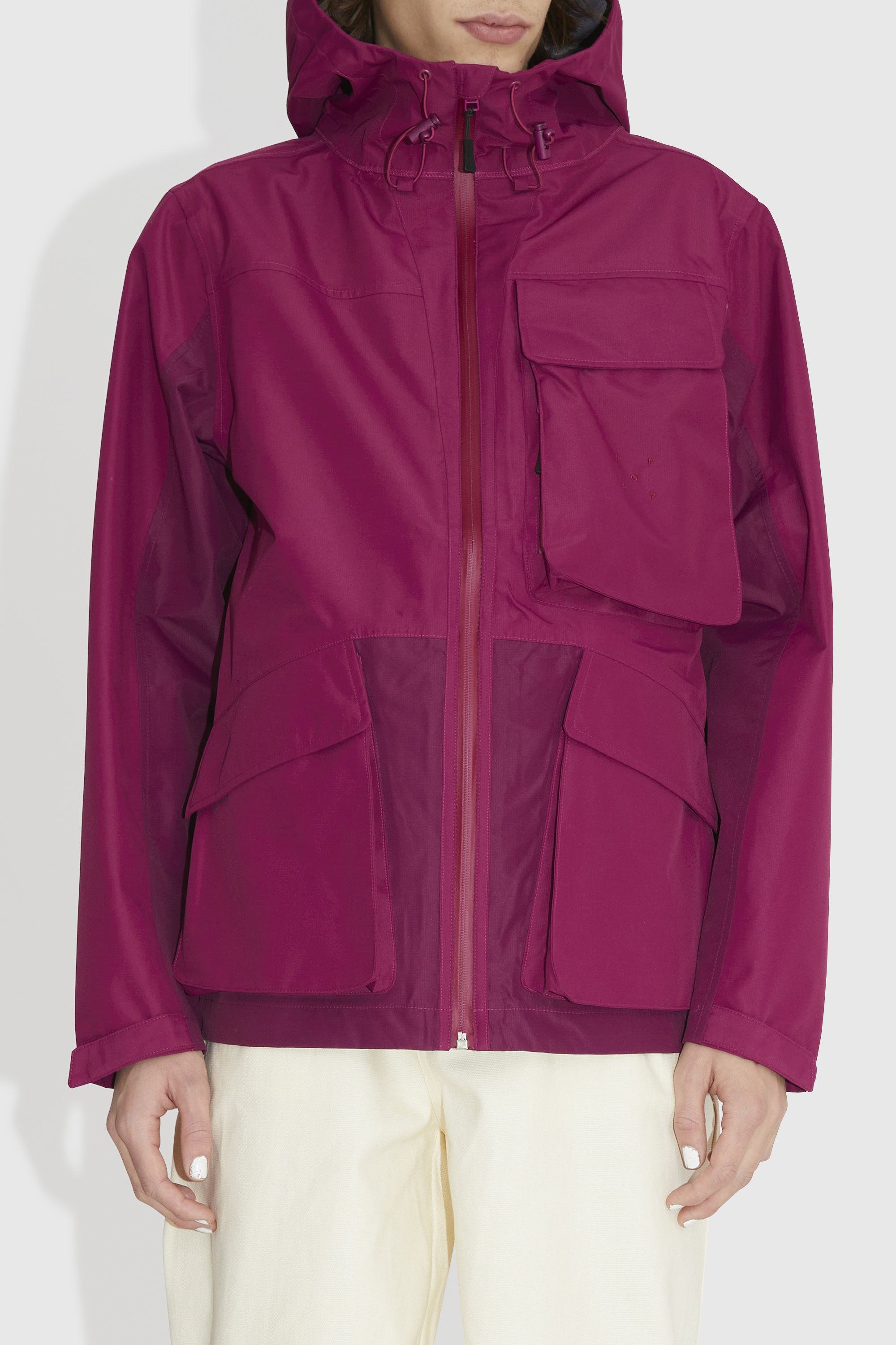 Pop Trading Company Big Pocket Jacket Rasberry | WoodWood.com