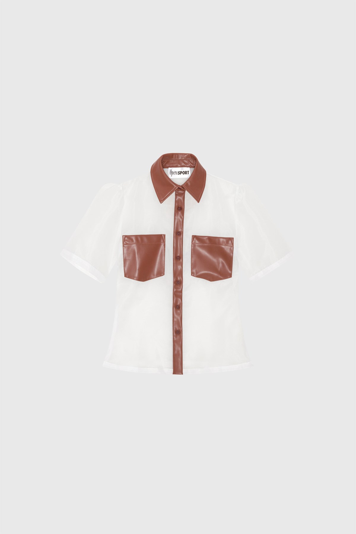 OpéraSPORT Allesia Shirt White/brown | WoodWood.com