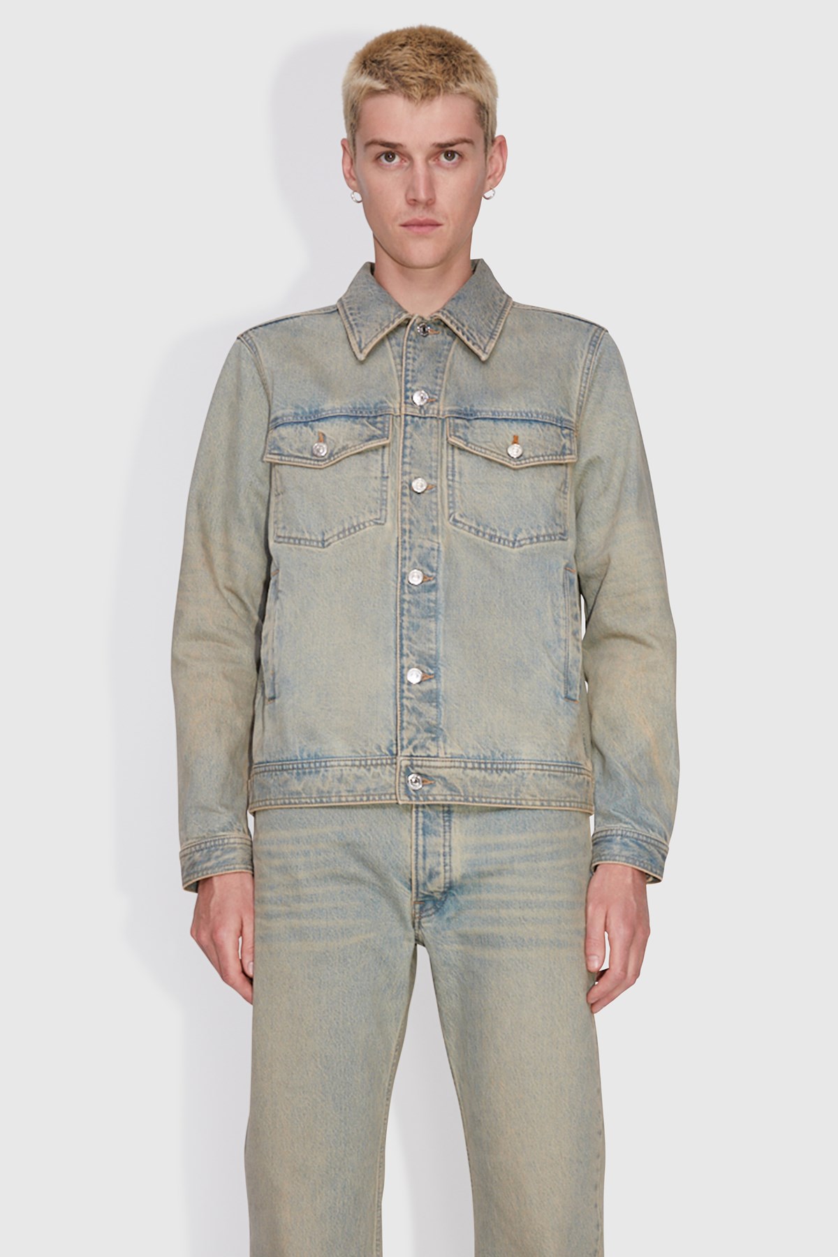 WOOD WOOD Blue Ivan Denim Jacket