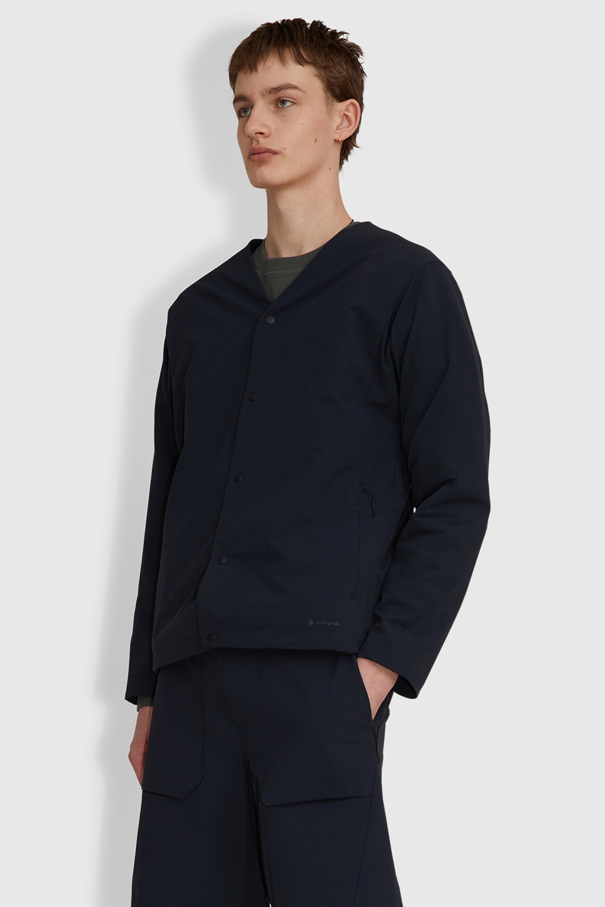 Snow Peak Active Comfort Cardigan Navy | WoodWood.com