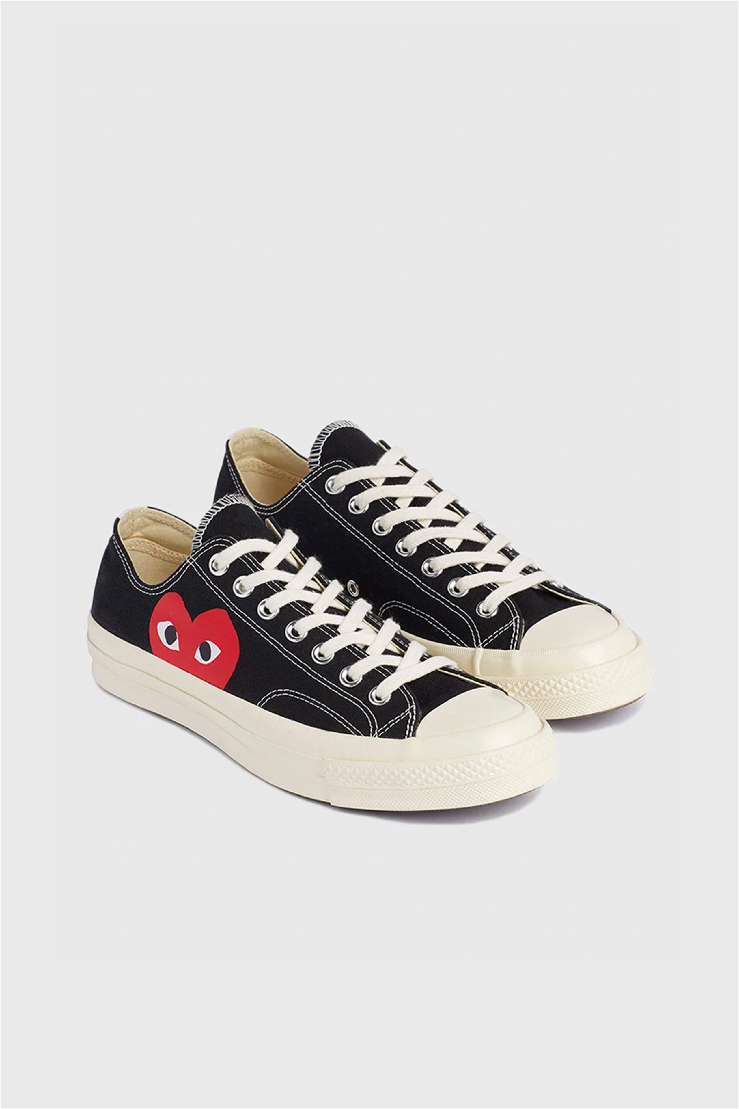 Comme des Garçons PLAY Play Converse Chuck Taylor Black | WoodWood.com