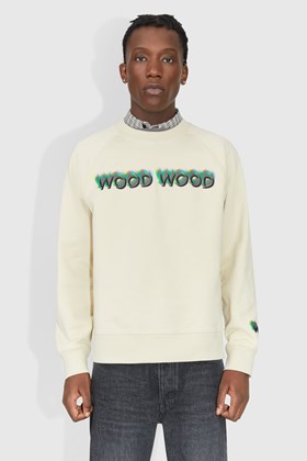 Stüssy Sleeve Logo Sweater Natural | WoodWood.com