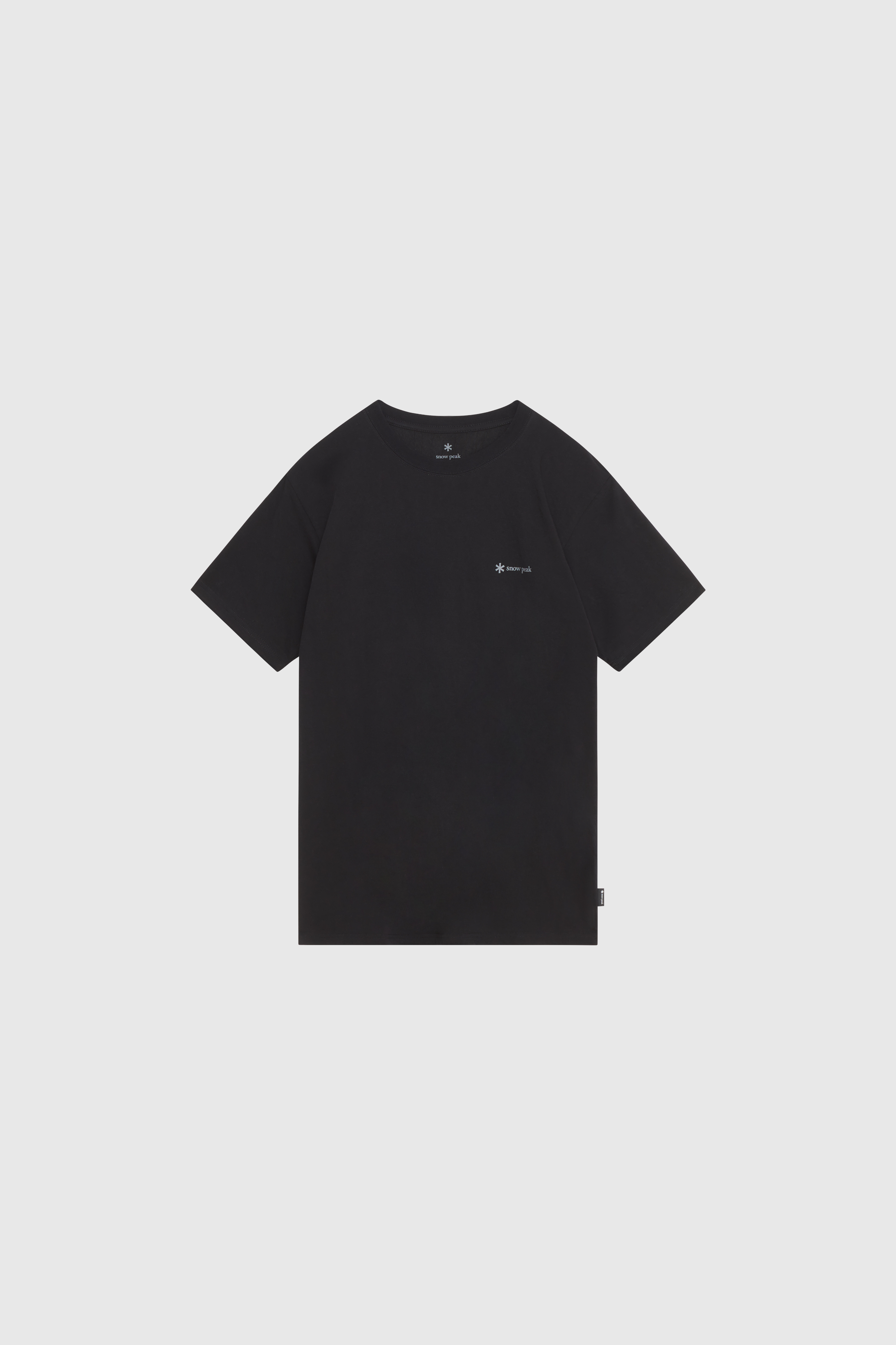 Snow Peak SP Logo T-shirt Black | WoodWood.com