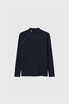 Jil Sander Sweater RN LS Off-white (107) | WoodWood.com