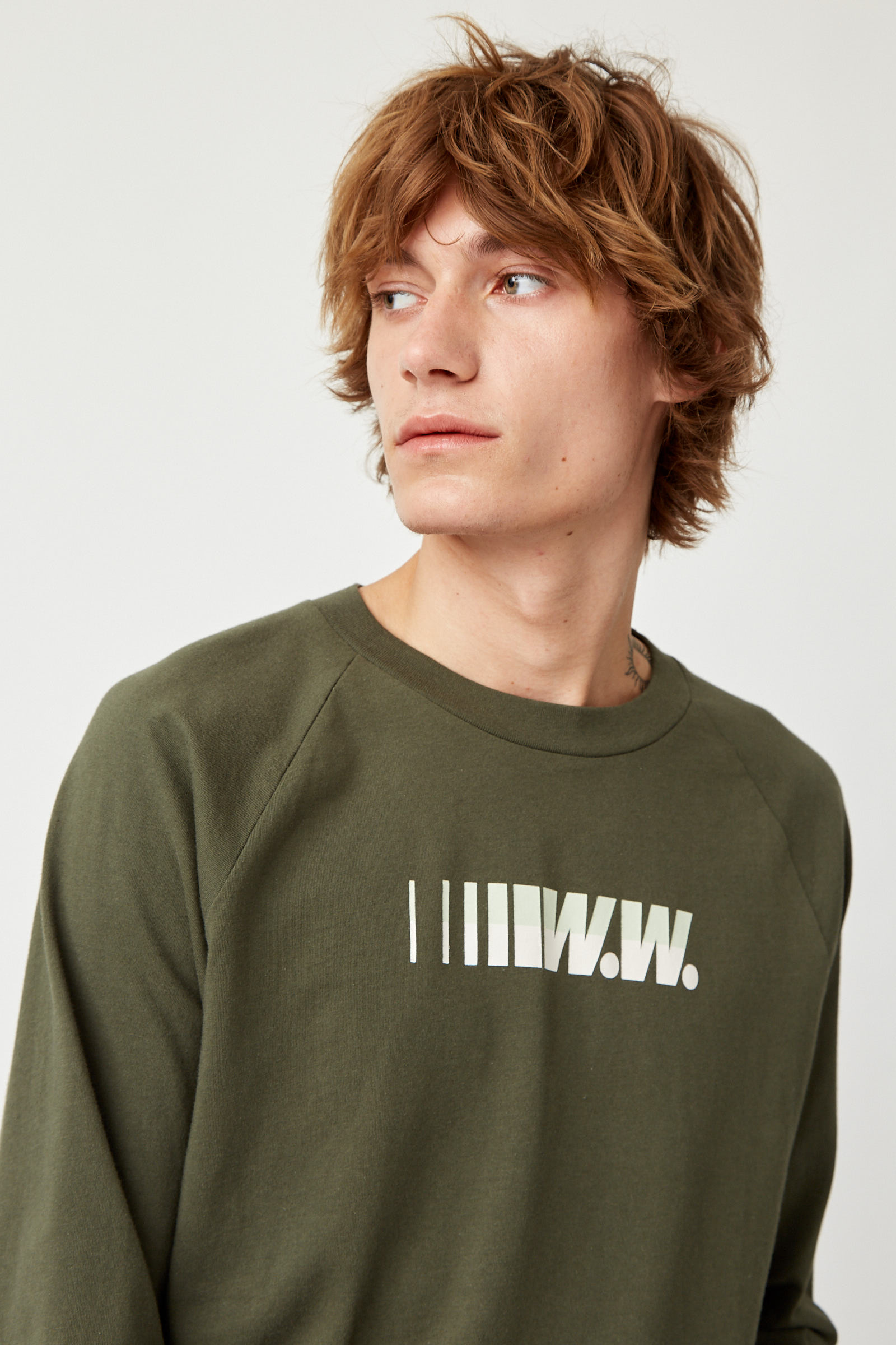 Wood Wood Han long sleeve Dark green | WoodWood.com