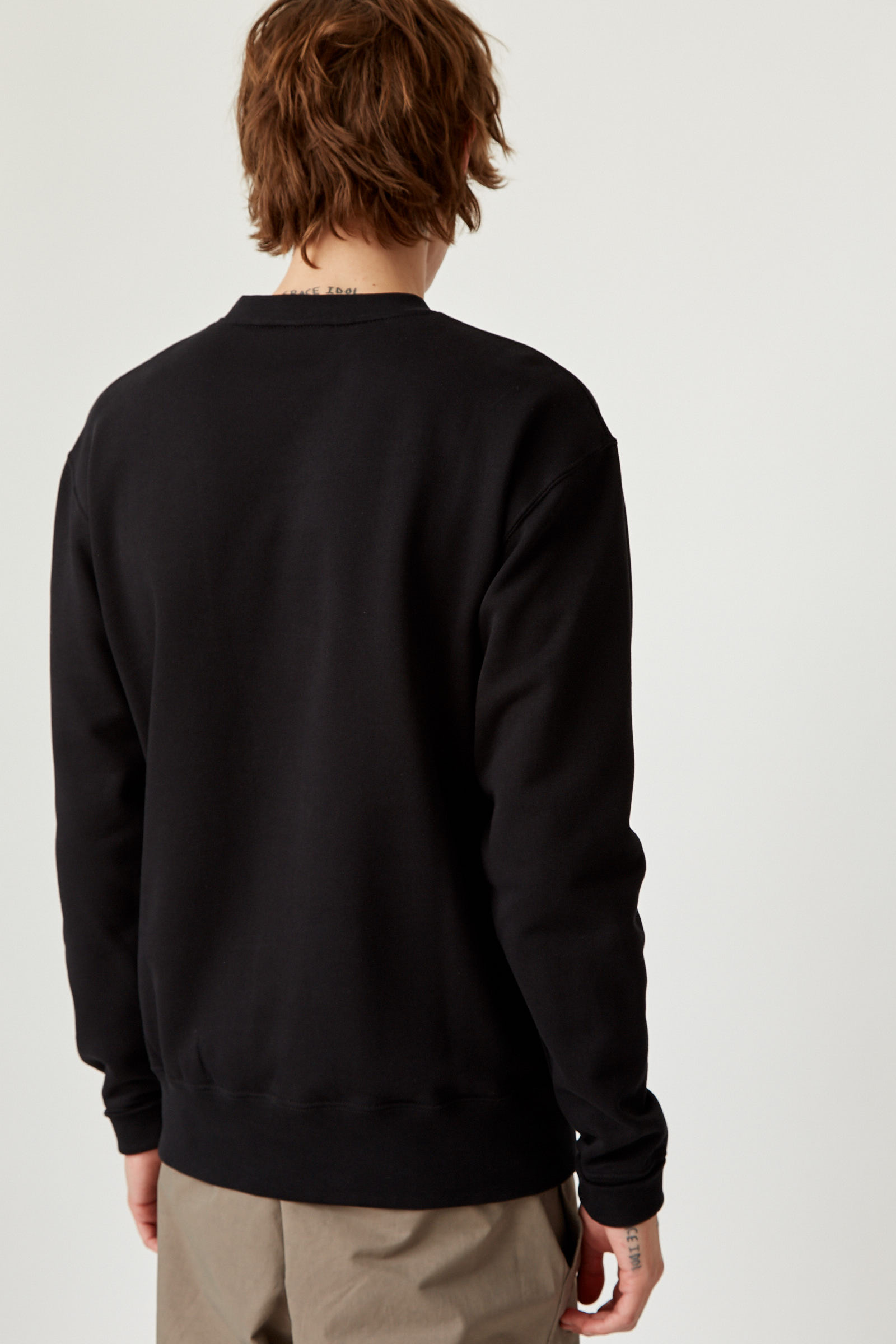 Wood Wood Hugh sweatshirt Black | WoodWood.com