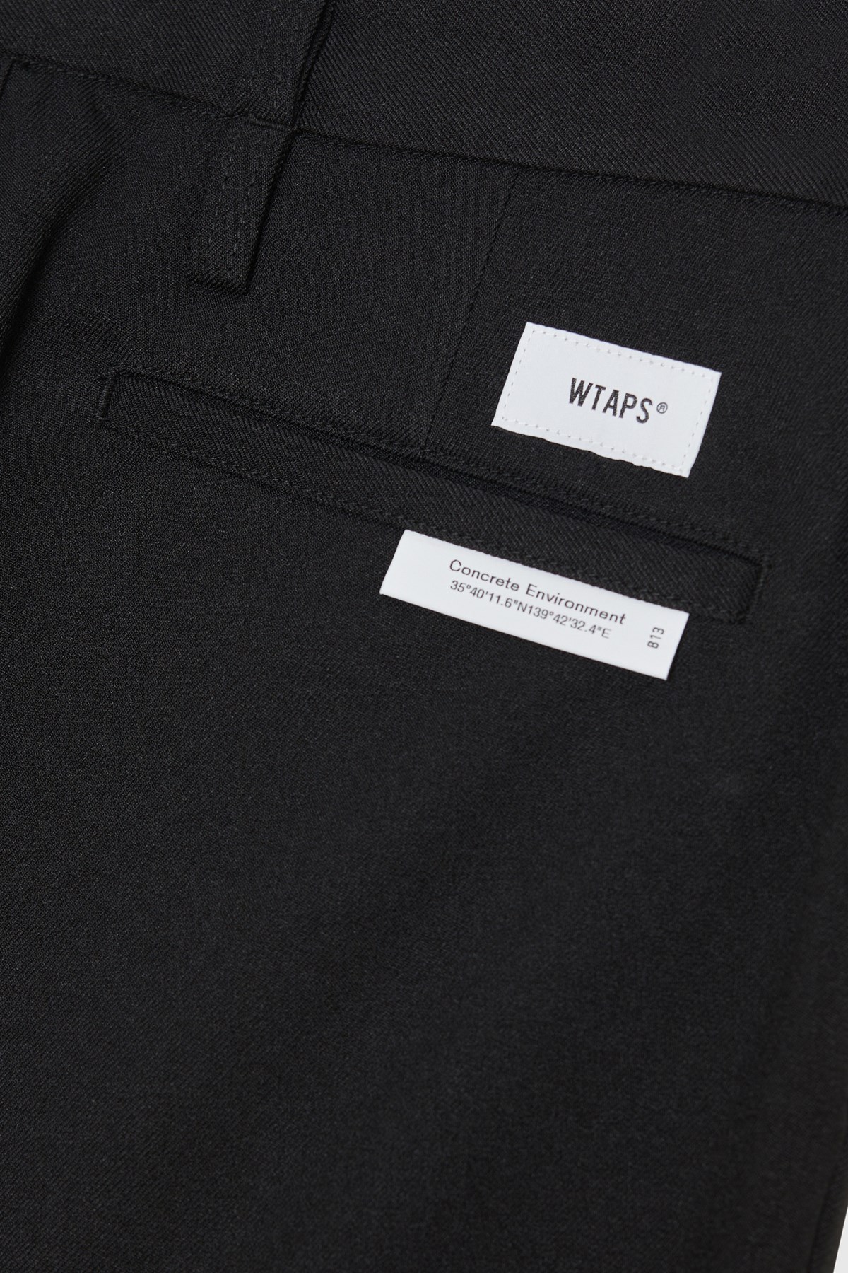 WTAPS Crease DL / Trousers Black | WoodWood.com