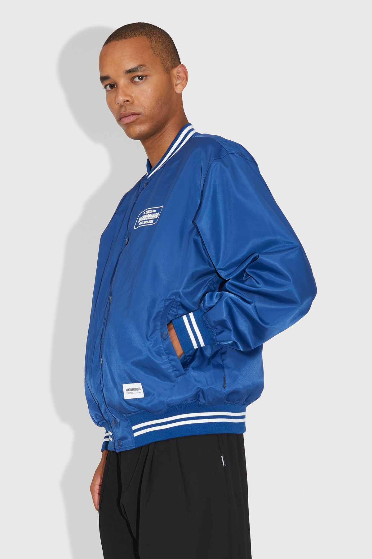 Neighborhood Baseball Jacket Navy | WoodWood.com