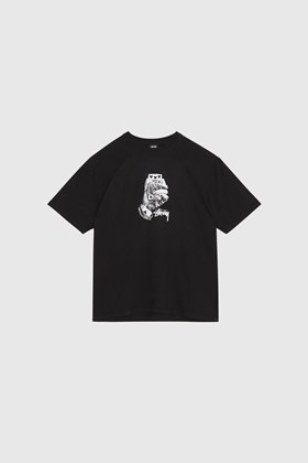 Stüssy All Bets Off Pigment Dyed Tee Black | WoodWood.com