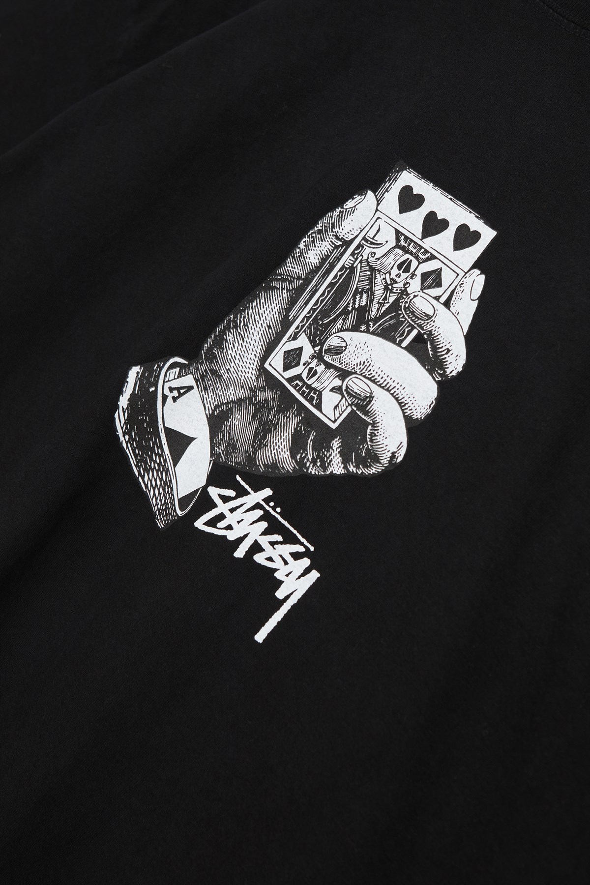 Stüssy All Bets Off Pigment Dyed Tee Black | WoodWood.com