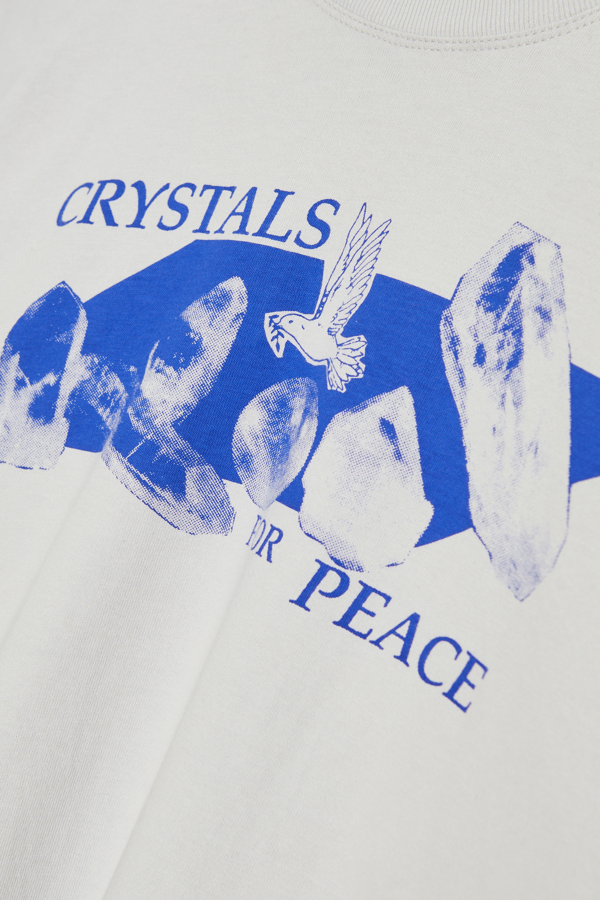 Good Morning Tapes Crystals For Peace LS Tee Stone | WoodWood.com